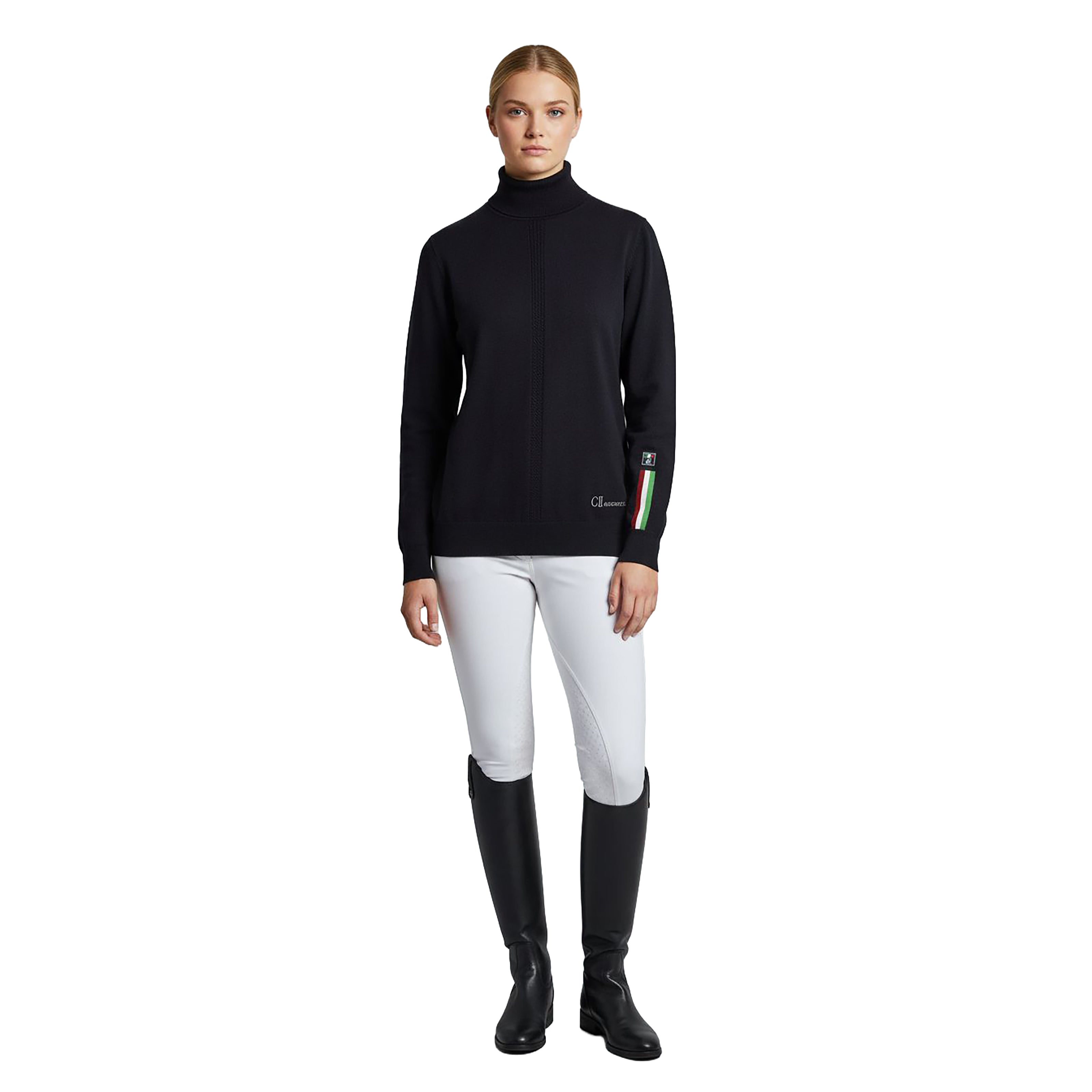 VASCO Longsleeved Rollneck Pullover Navy (Black Iris)