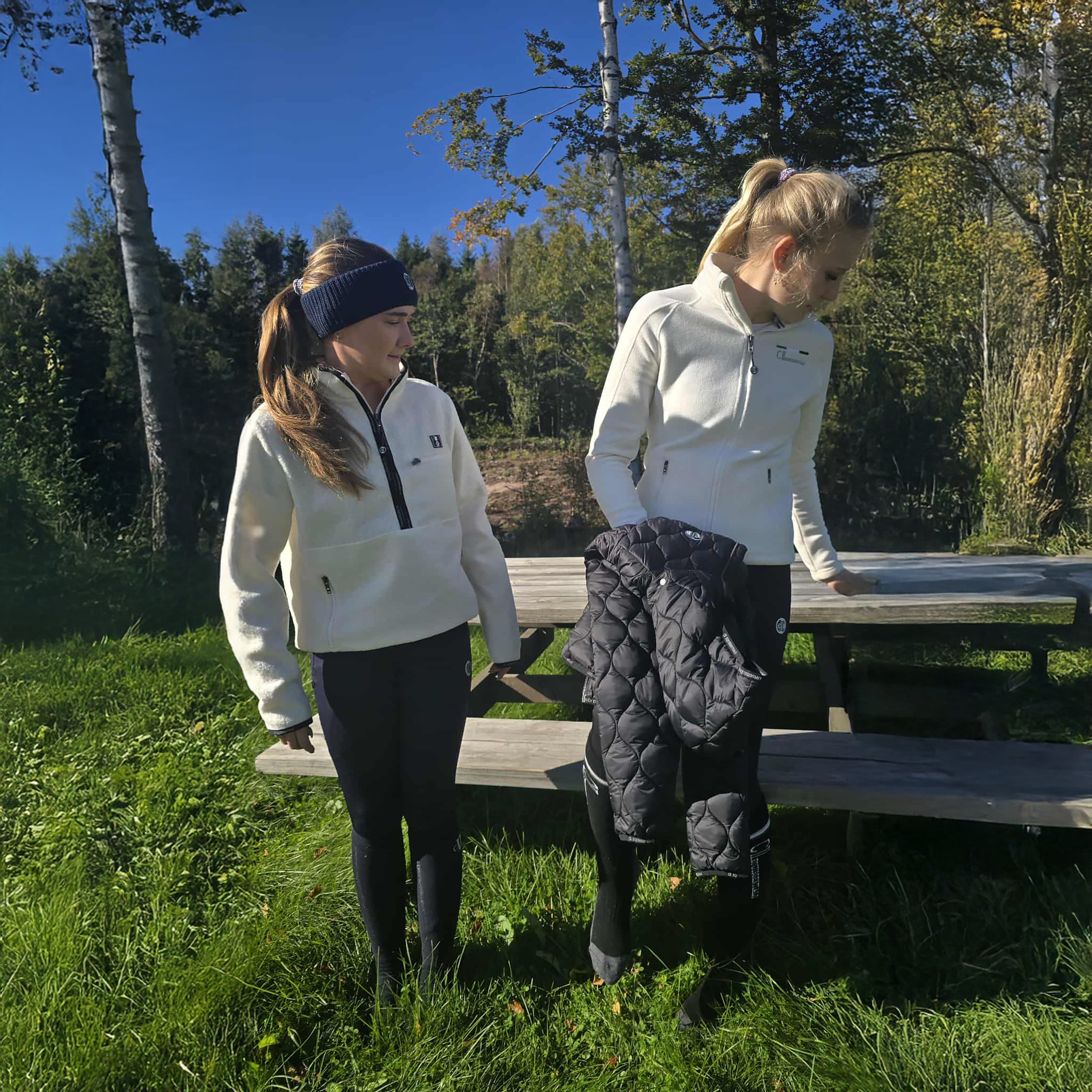 SANTA CLARA Polar Fleece Jacket Offwhite (Snow White)