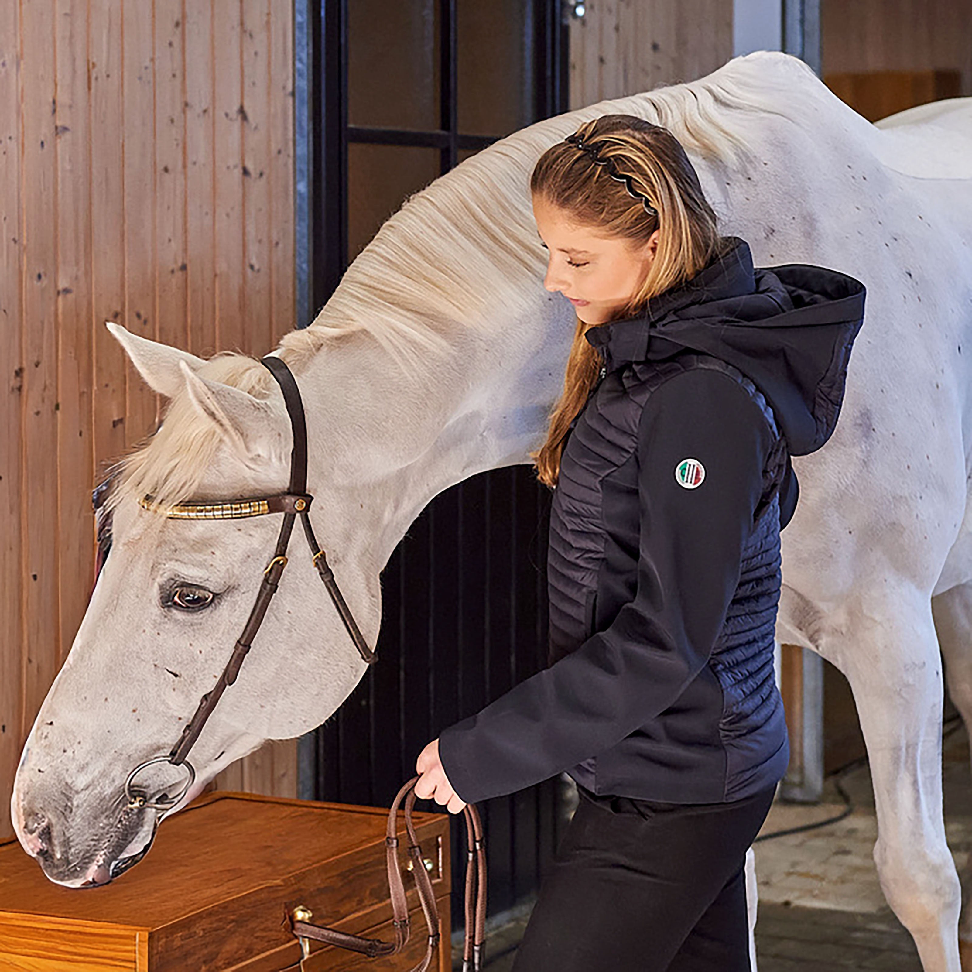 SAN JOSE Softshell Quilted Jacket Navy (Black Iris)