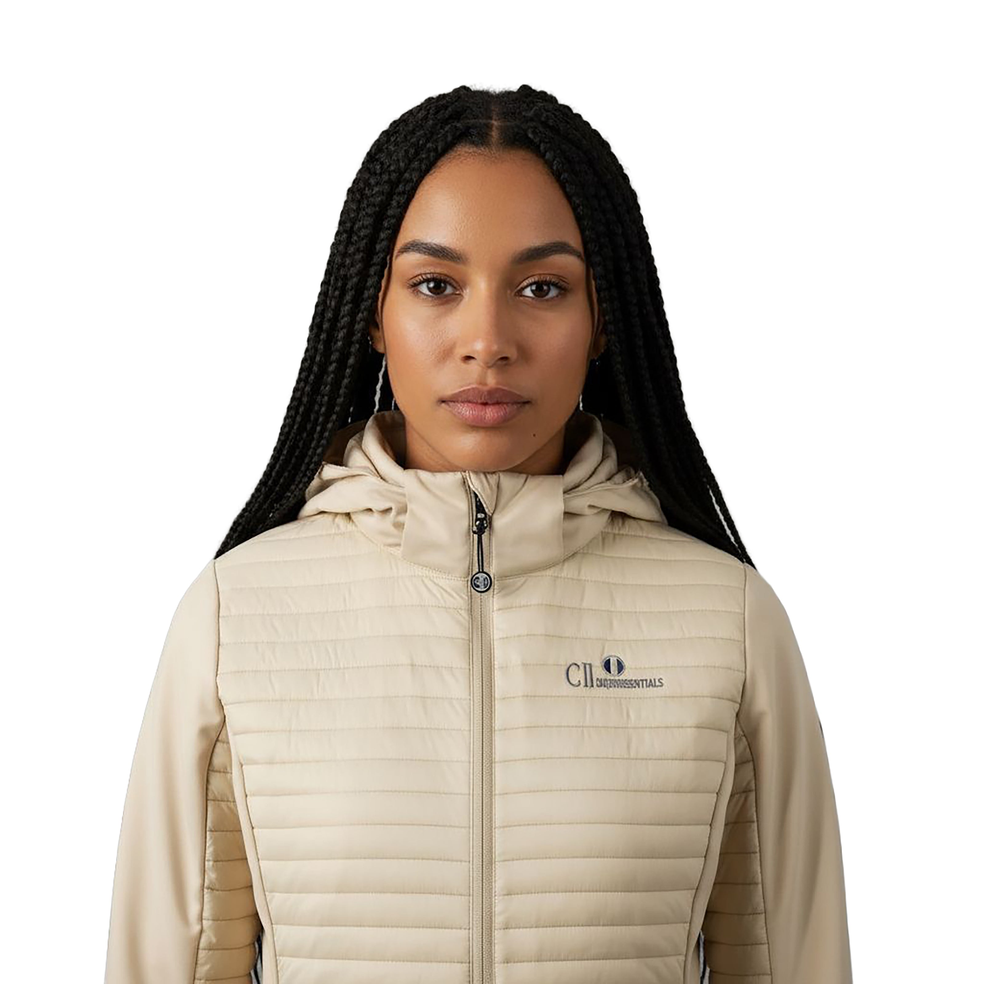 SAN JOSE Softshell Quilted Jacket Beige (Chreme Brulee)