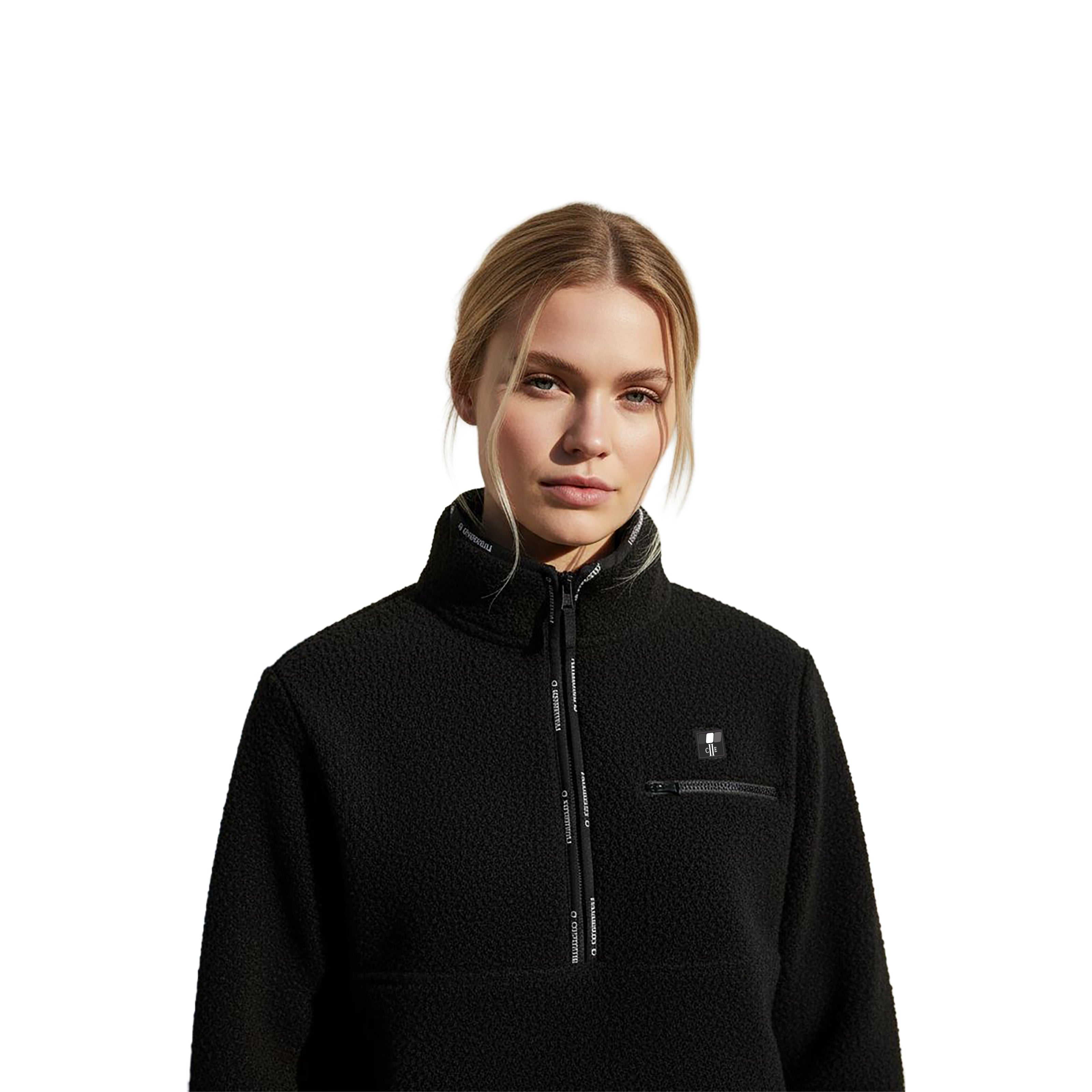 SACRAMENTO Sherpa Fleece Pullover Black (Jet Black)