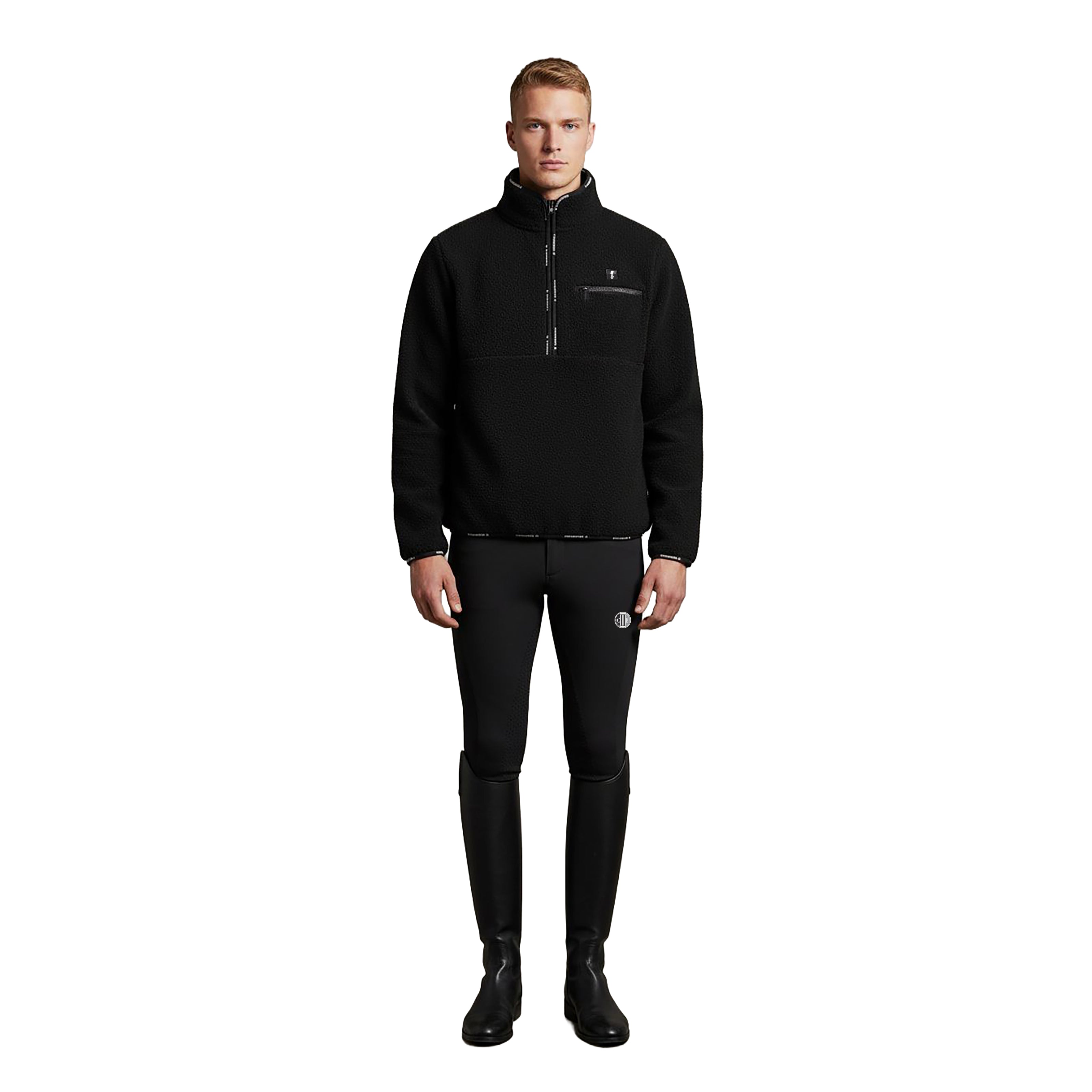 SACRAMENTO Sherpa Fleece Pullover Black (Jet Black)
