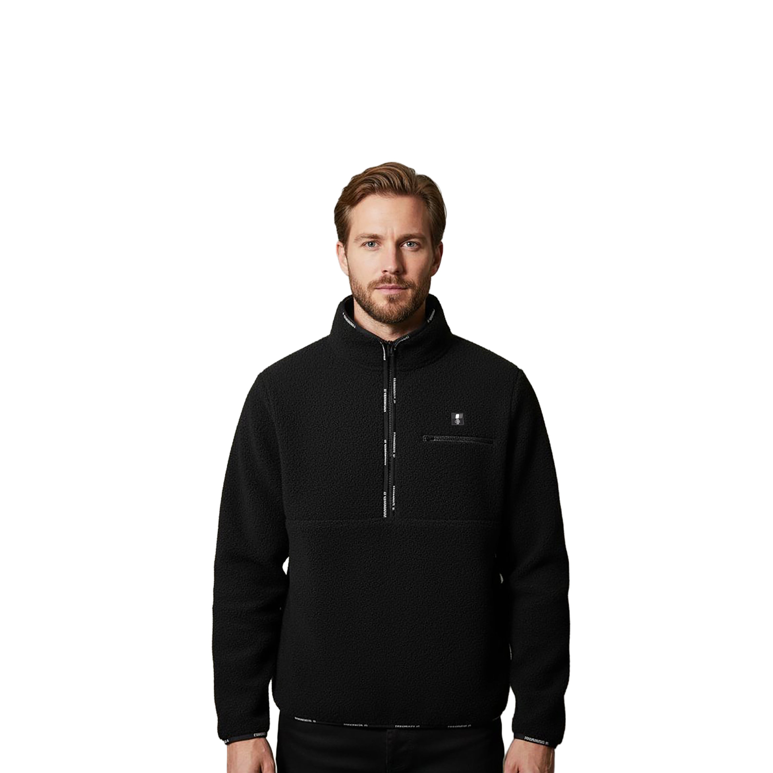 SACRAMENTO Sherpa Fleece Pullover Black (Jet Black)