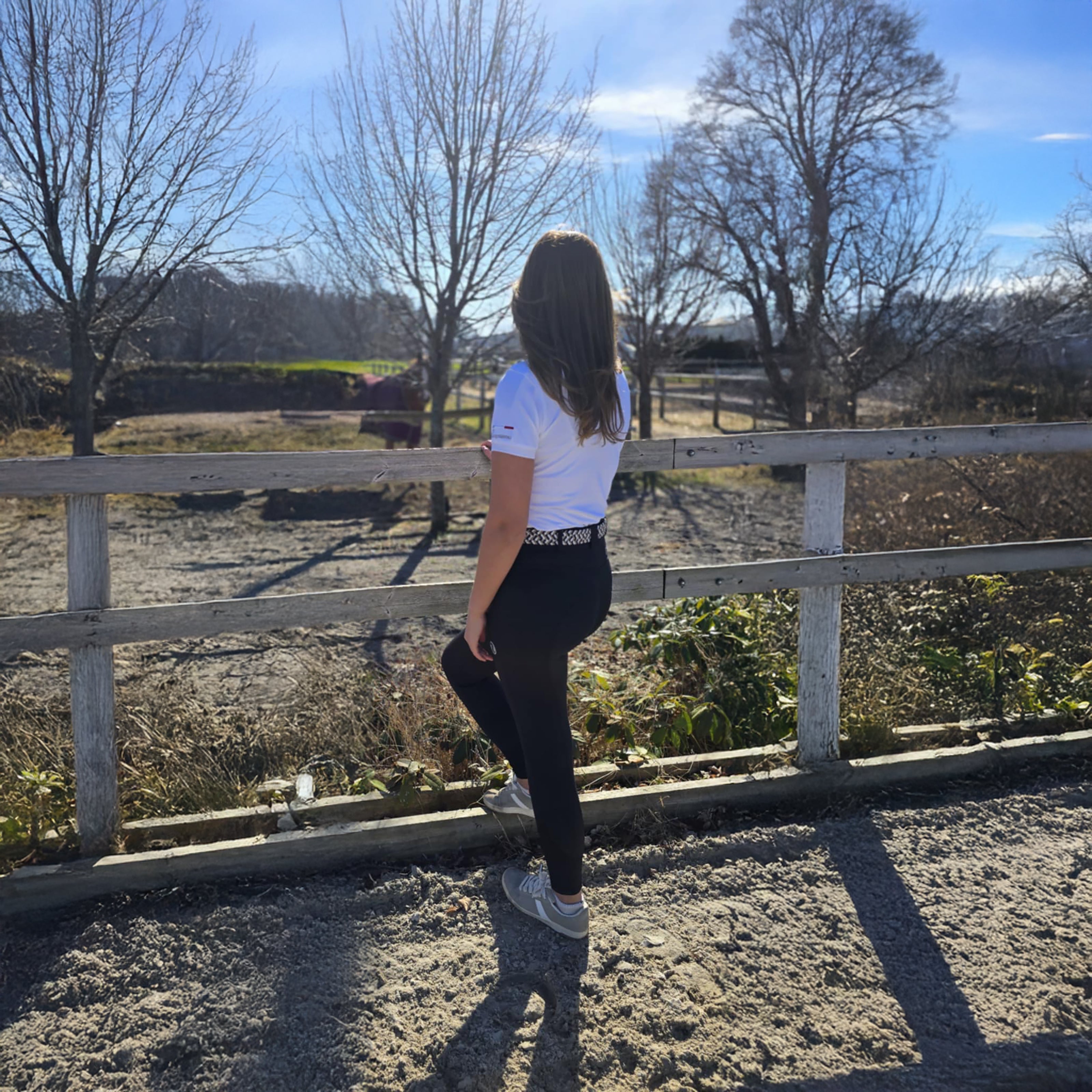 MERCED Polo Neck Pique T-Shirt White (Optical White)