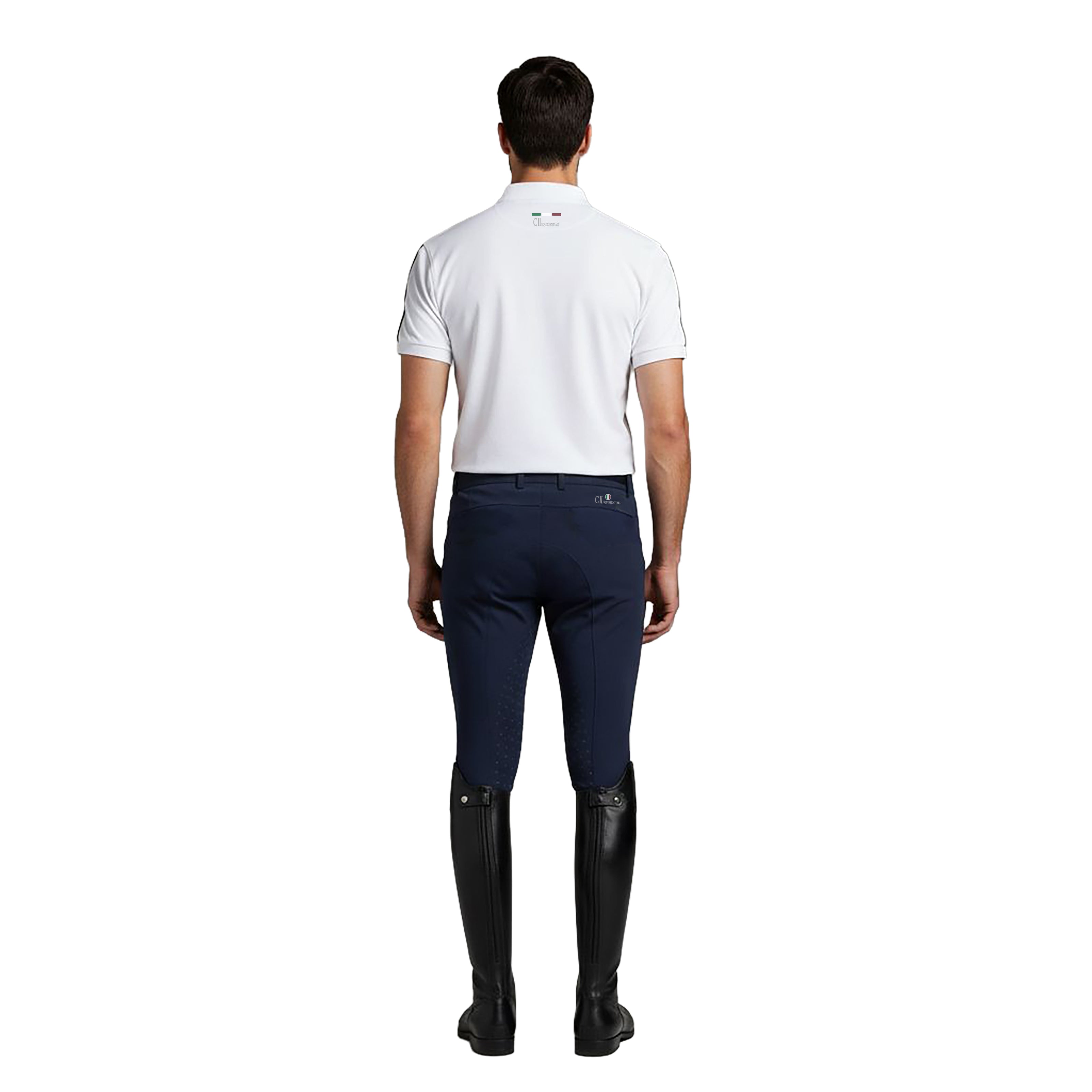 MIDTOWN Poloneck Pique T-Shirt White (Optical White)