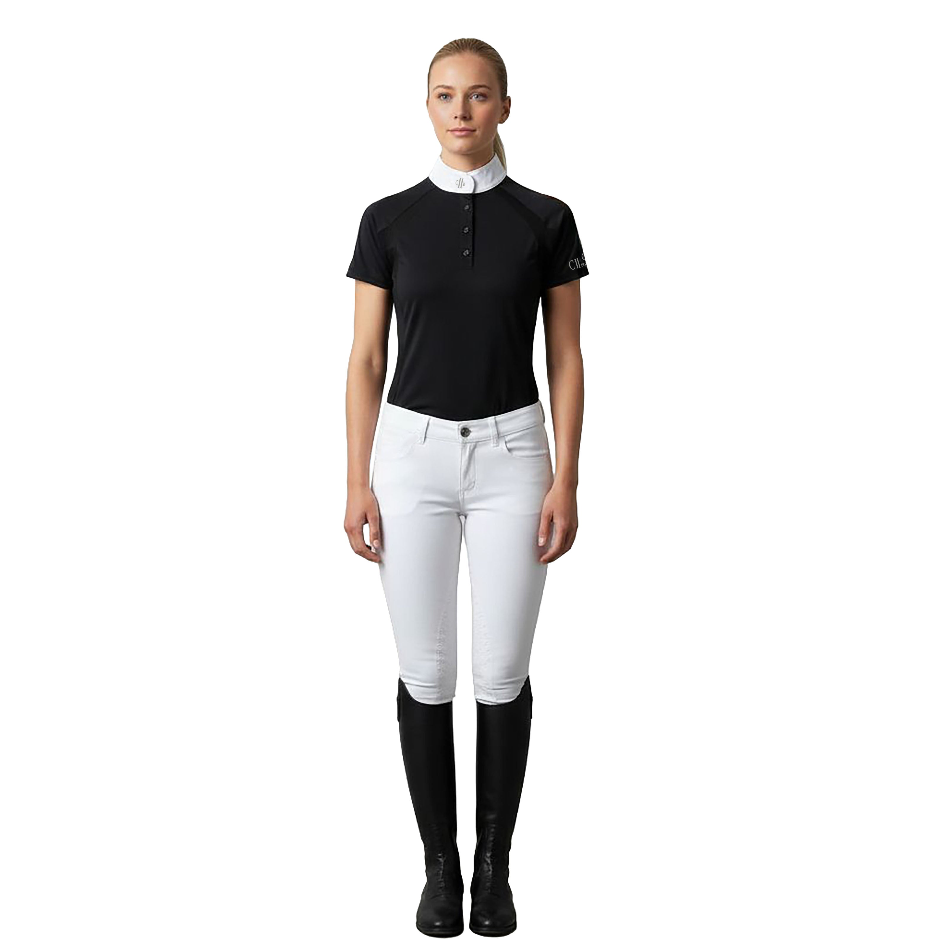 AUBURN Ladies Showshirt Black (Jet Black)