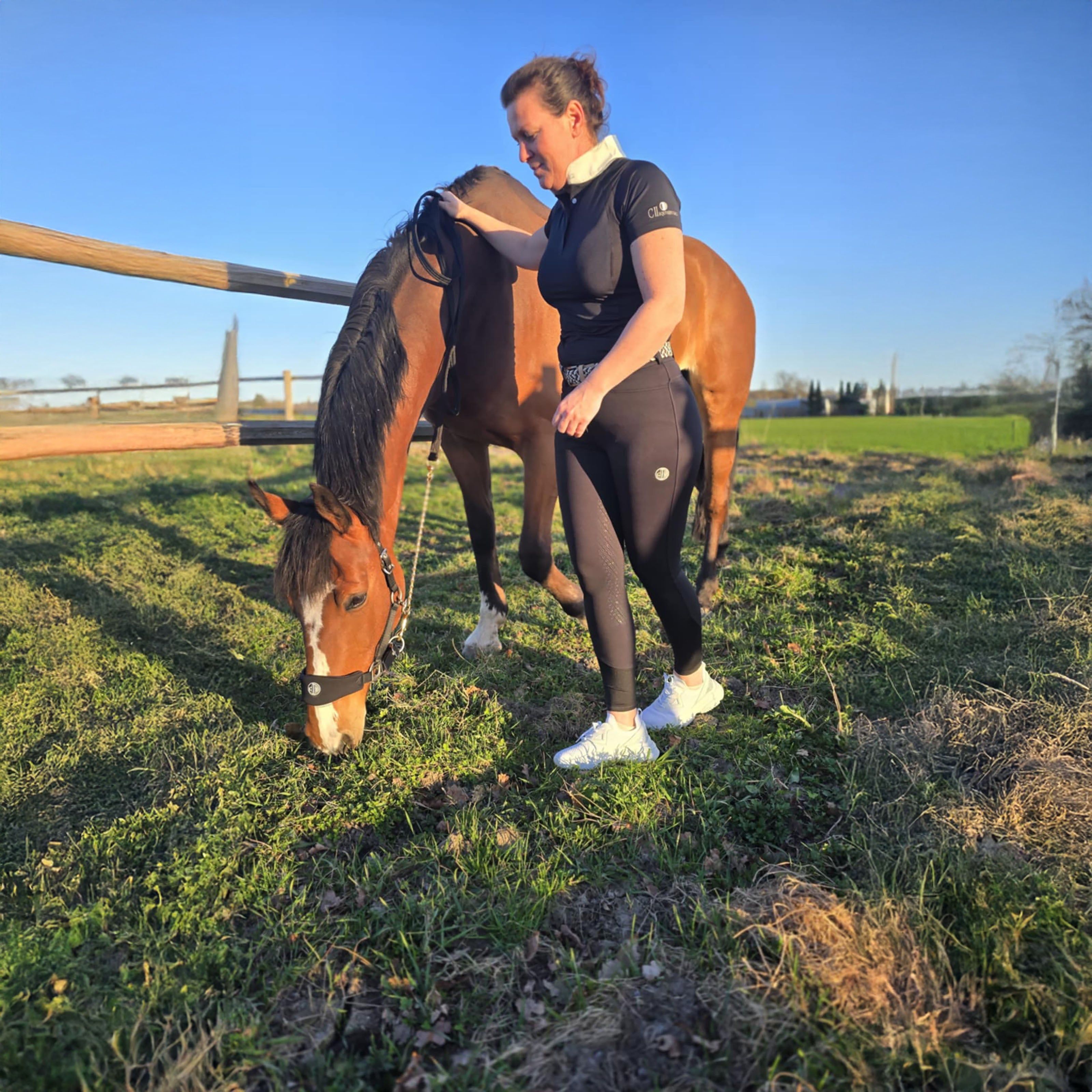 AUBURN Ladies Showshirt Black (Jet Black)