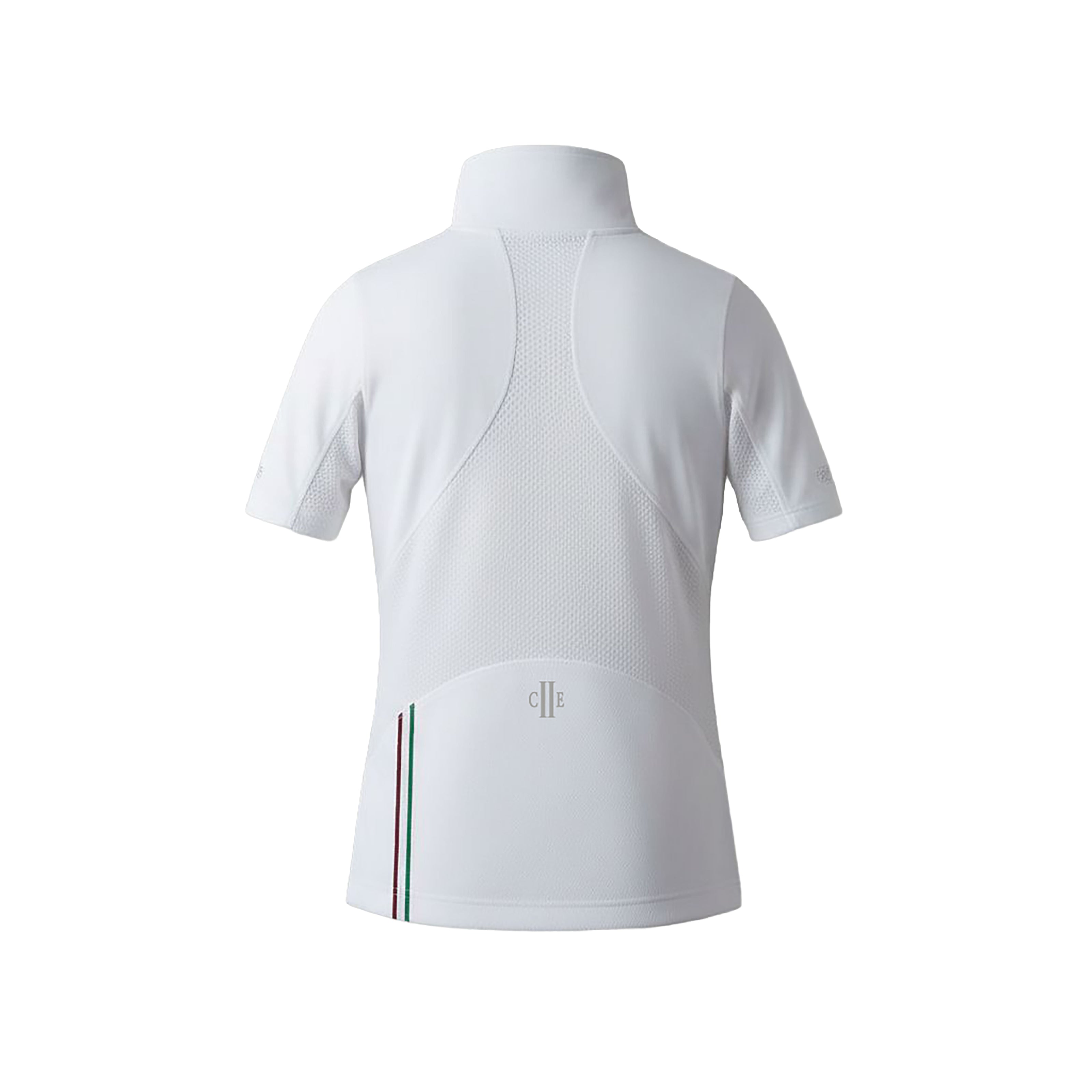 BAKERSFIELD Ladies Zip Neck Showshirt White (Optical White)