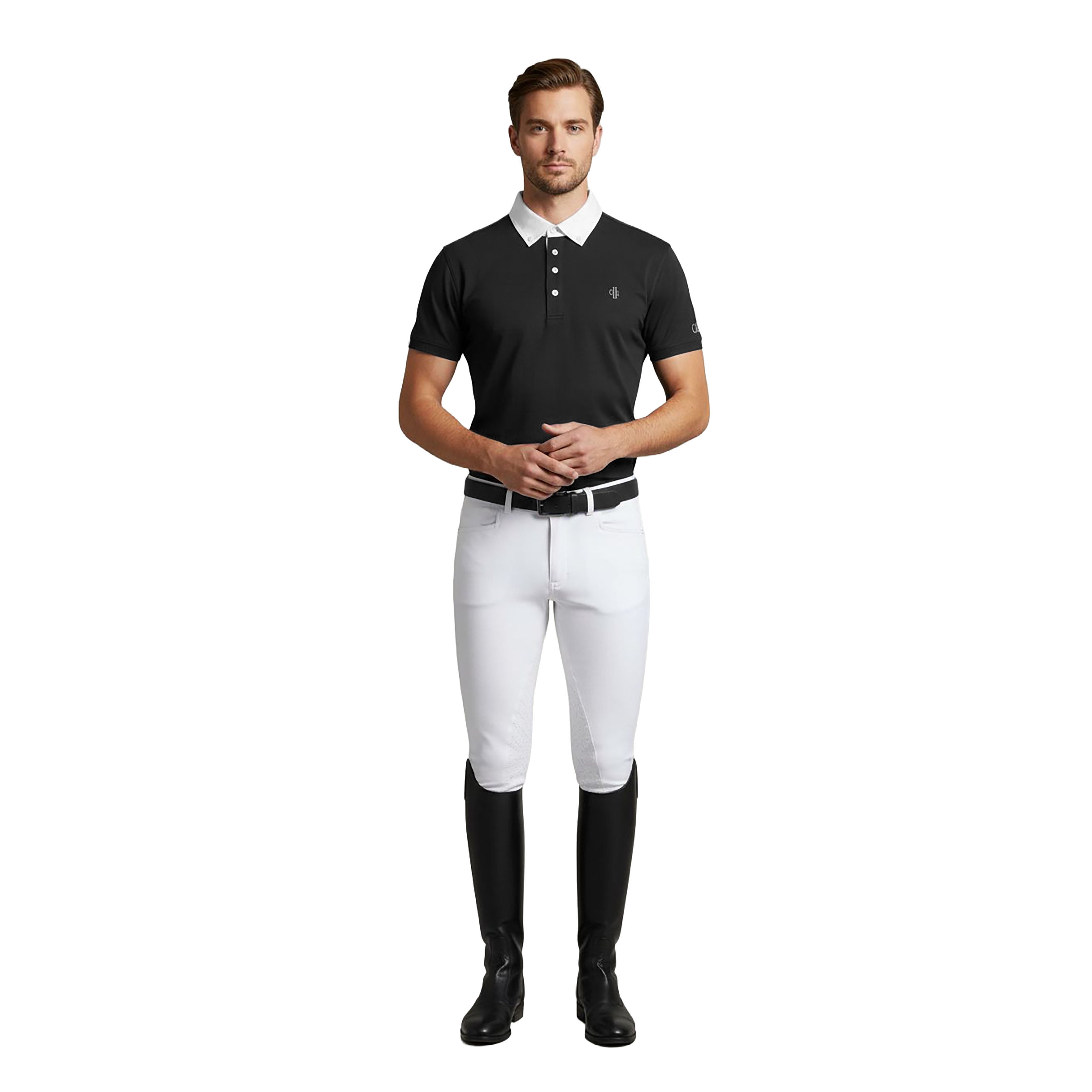 BARSTOW Mens BD Showshirt SS Black (Jet Black)