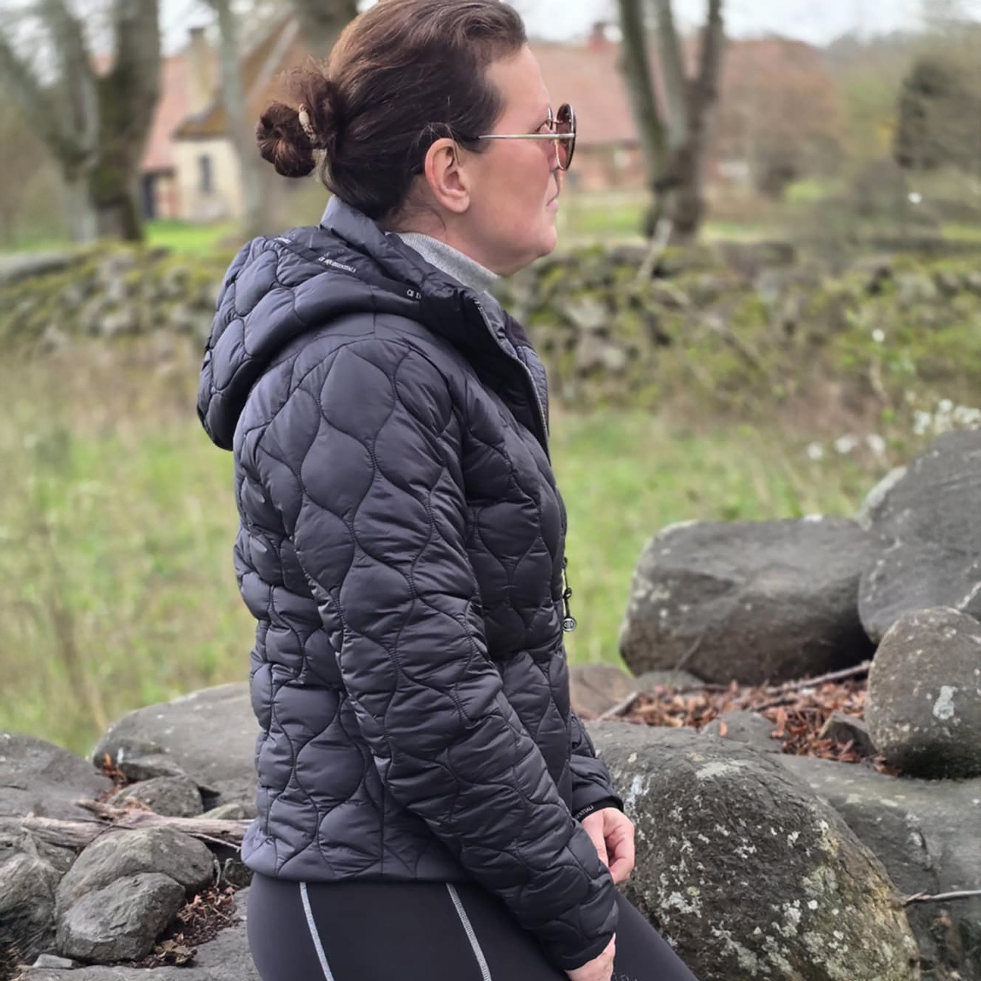 BERKLEY Ladies Quilted Jacket Black (Jet Black)