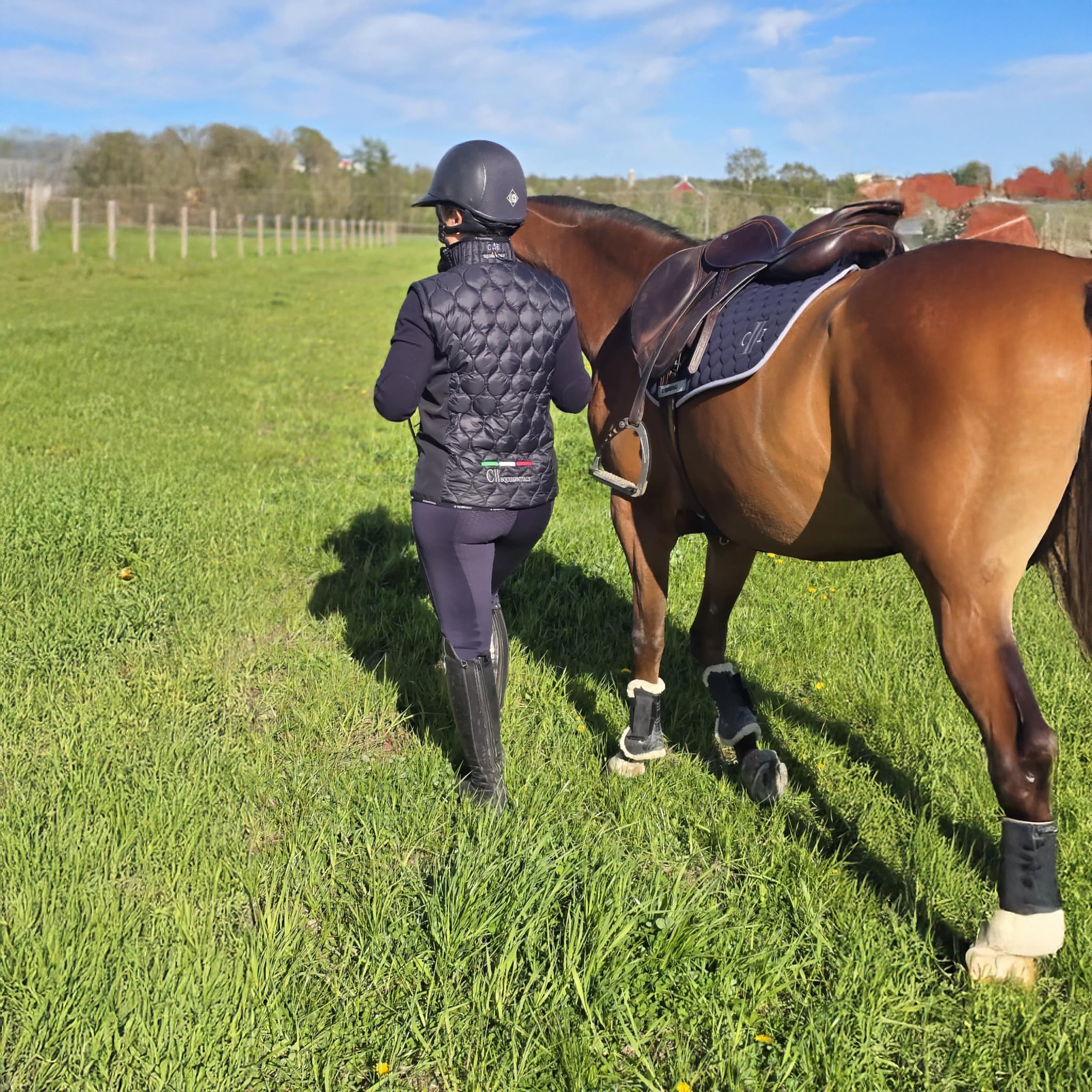 FRESNO COLOR Ladies Fullgrip Breeches Navy (Black Iris)