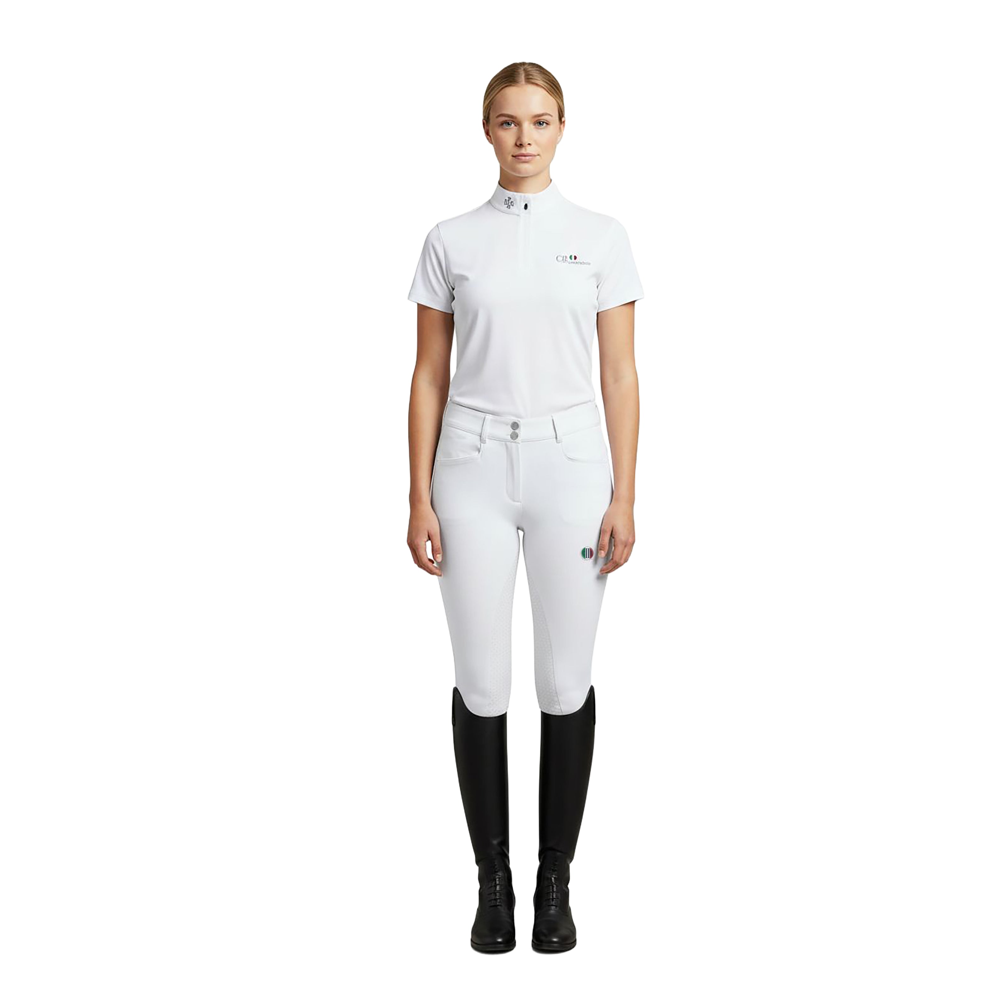 FRESNO WHITE Ladies Fullgrip Breeches White (Optical White)