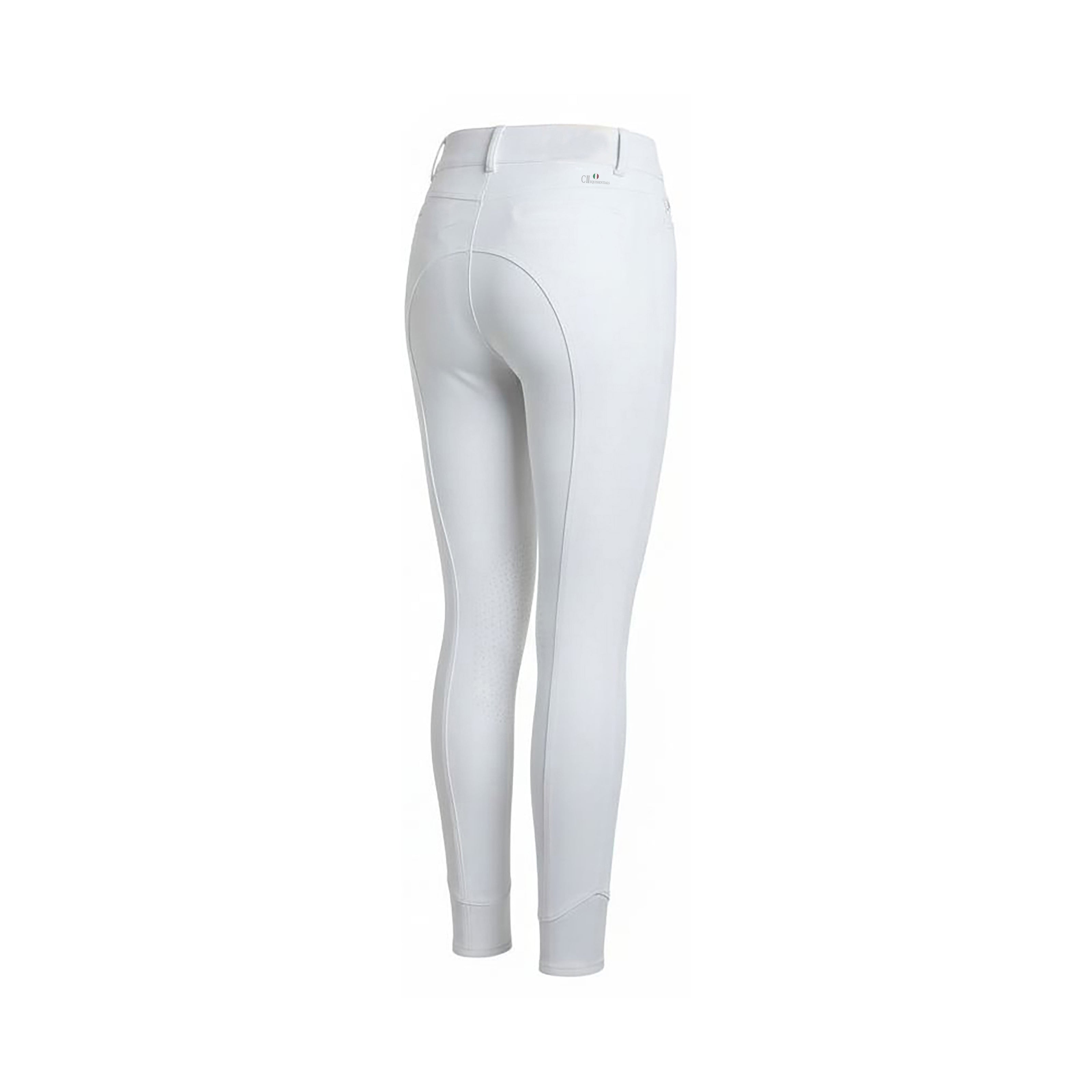 FRESNO WHITE Ladies Knee grip Breeches White (Optical White)
