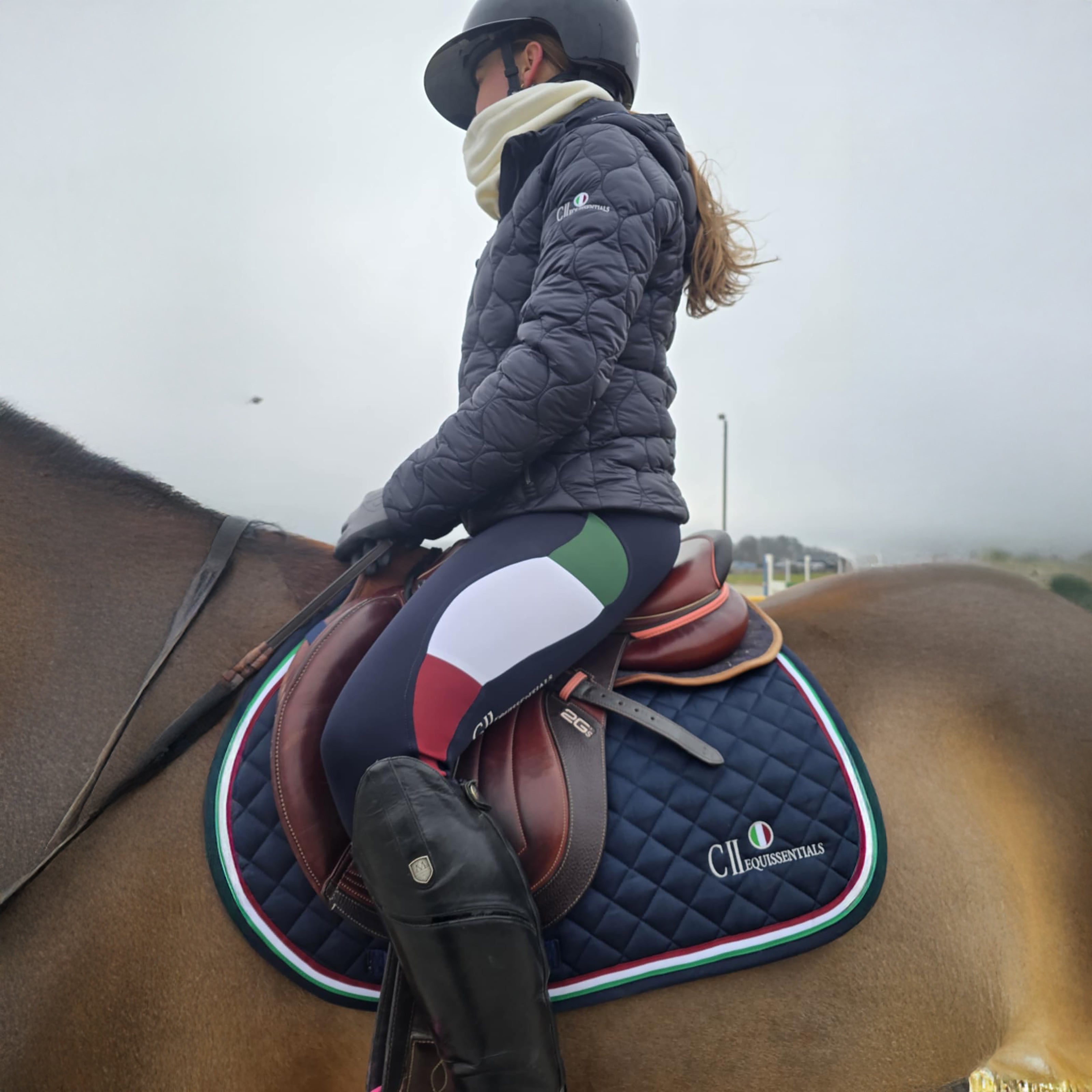 GLENDALE Ladies Fullgrip Compression Thights Navy (Black Iris)