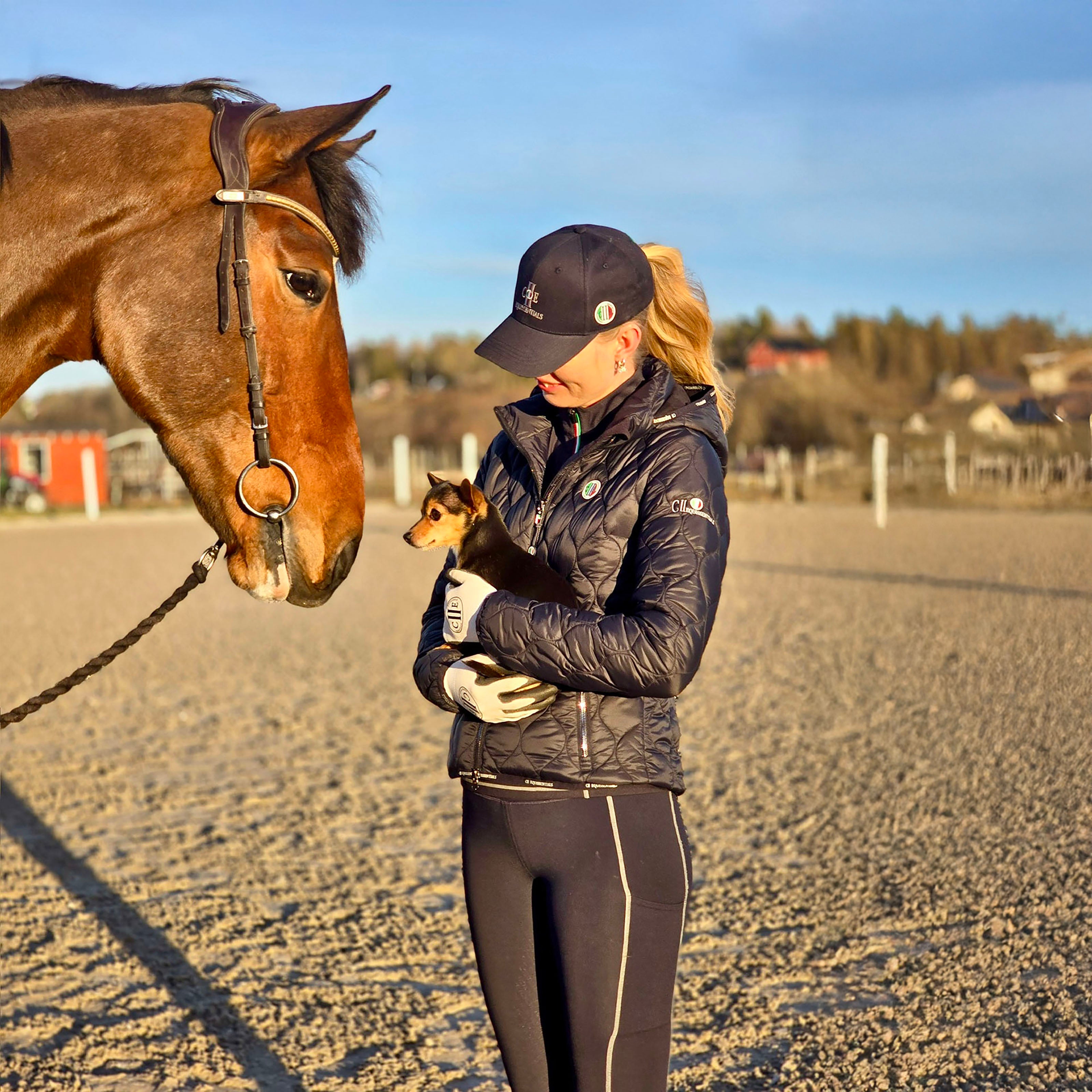 GUADALUPE Ladies Fullgrip Thights Navy (Black Iris)