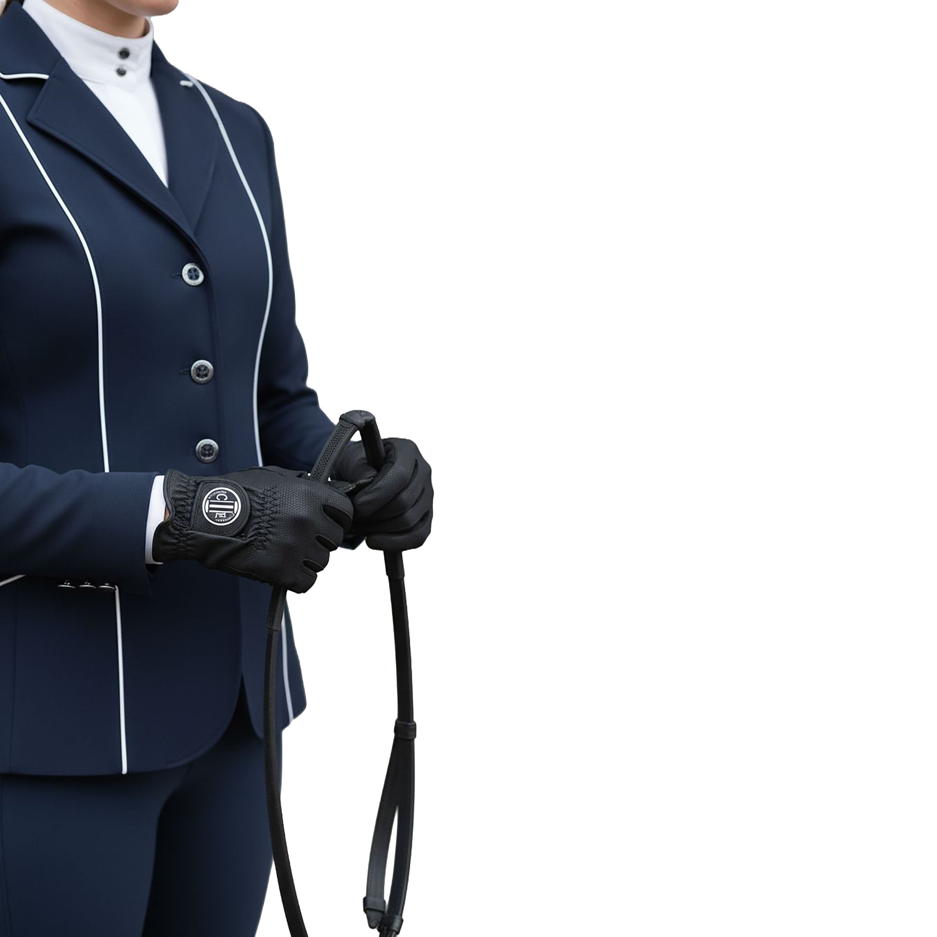 PALM SPRINGS Competition Riding Gloves Black (Jet Black)