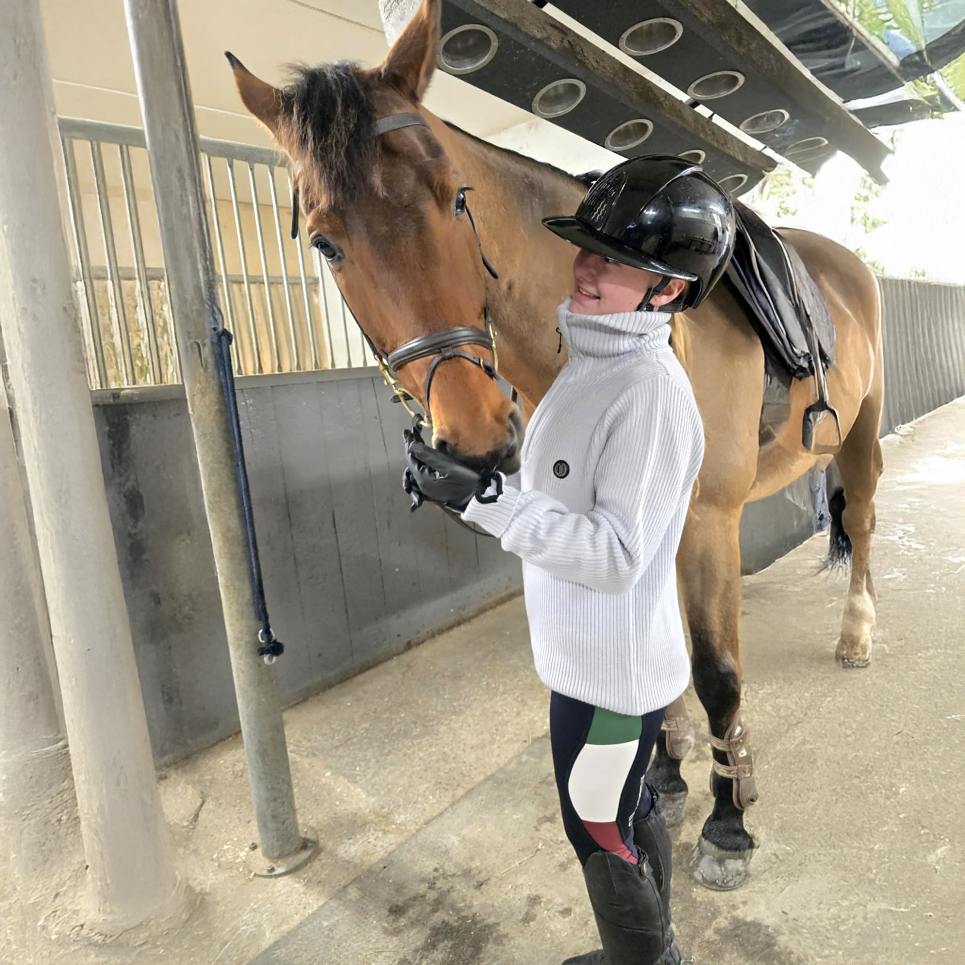 PALM SPRINGS Competition Riding Gloves Black (Jet Black)