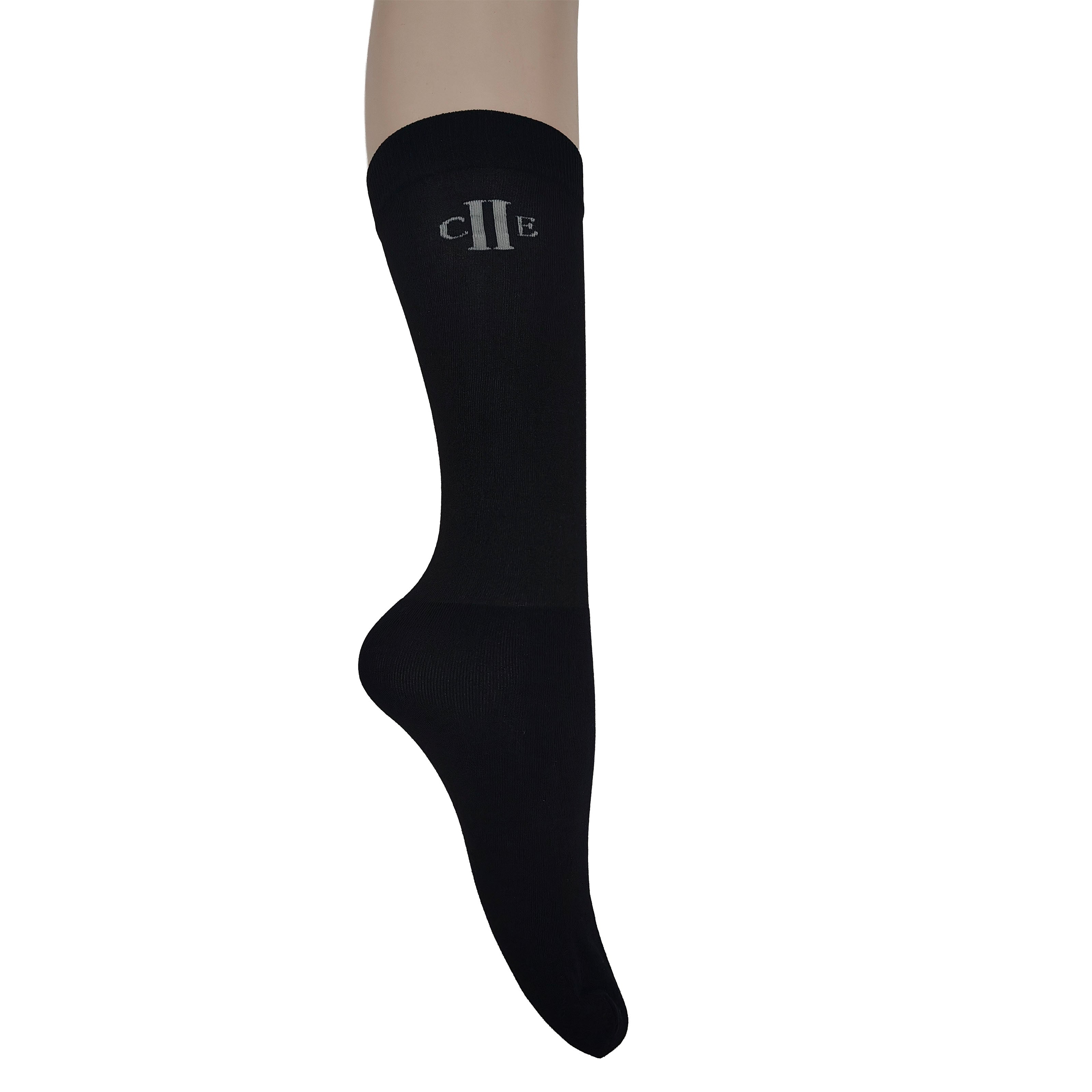 POMONA 5 Pack Showsocks Black (Jet Black)