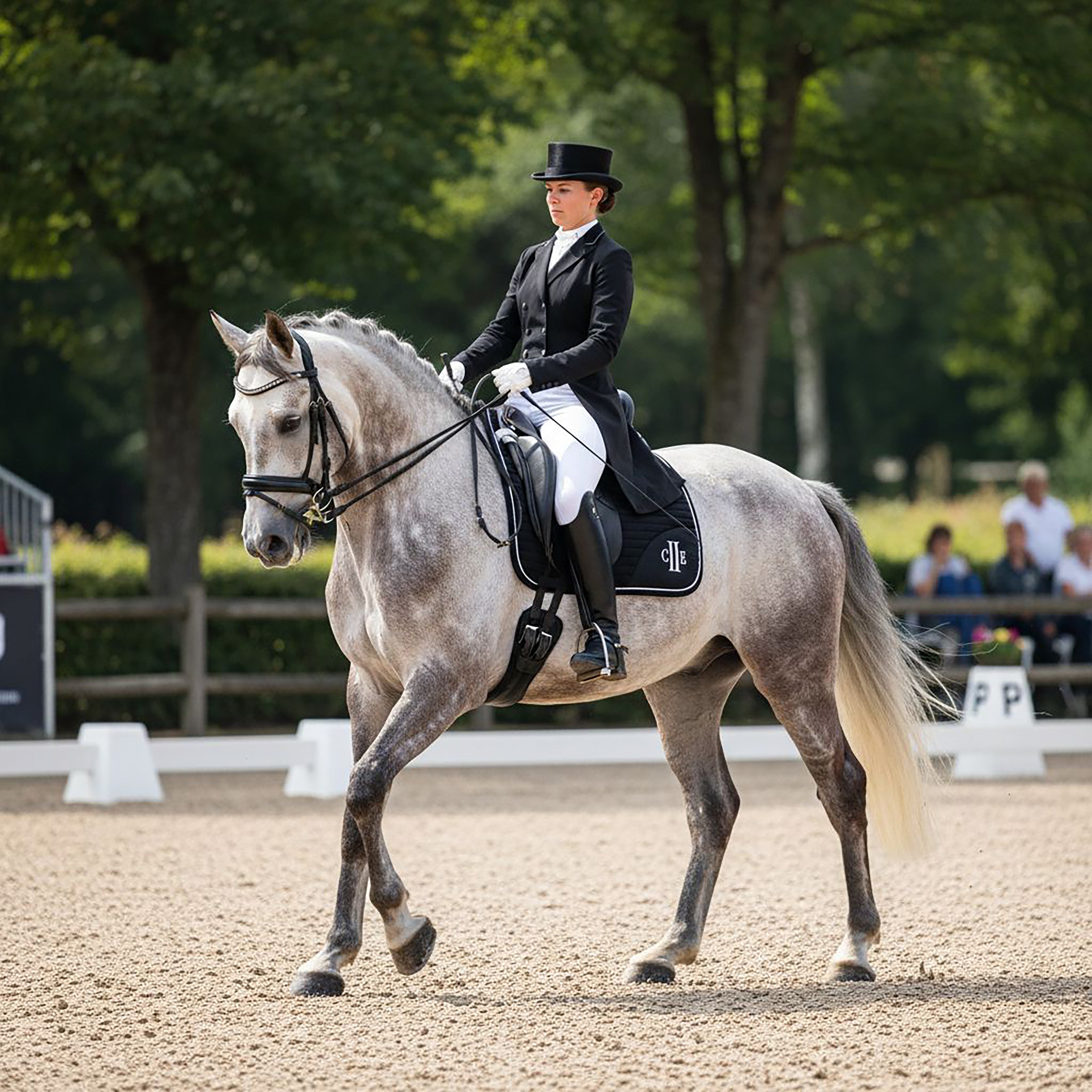 PASADENA Dressage Saddlepad Black (Jet Black)