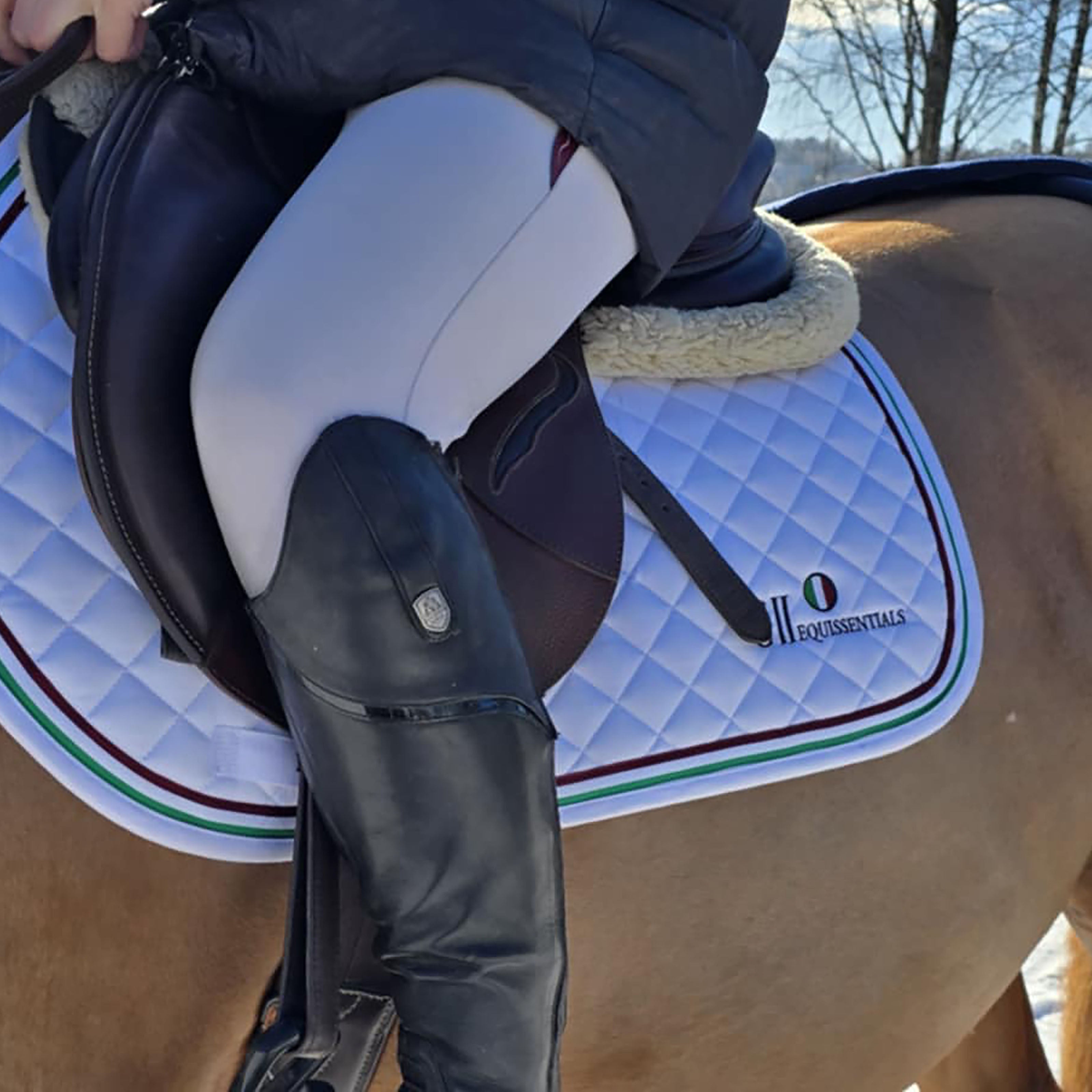 SORRENTO Jumping Saddle pad White (Optical White)