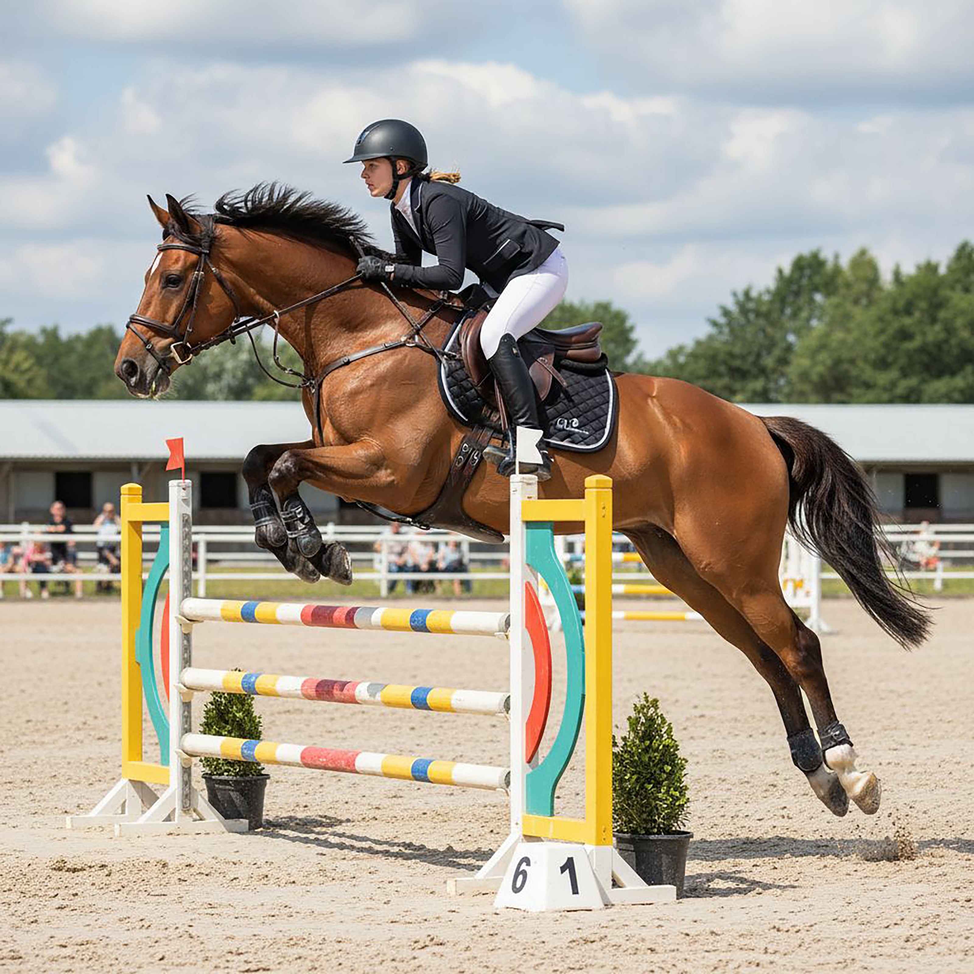 SORRENTO Jumping Saddle pad Black (Jet Black)