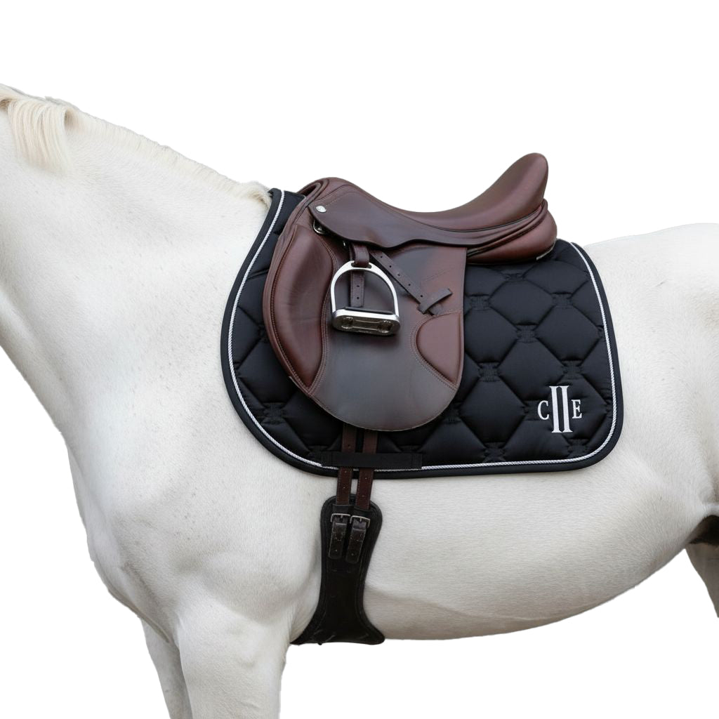 SIMI VALLEY Jumping Satin Saddlepad Black (Jet Black)