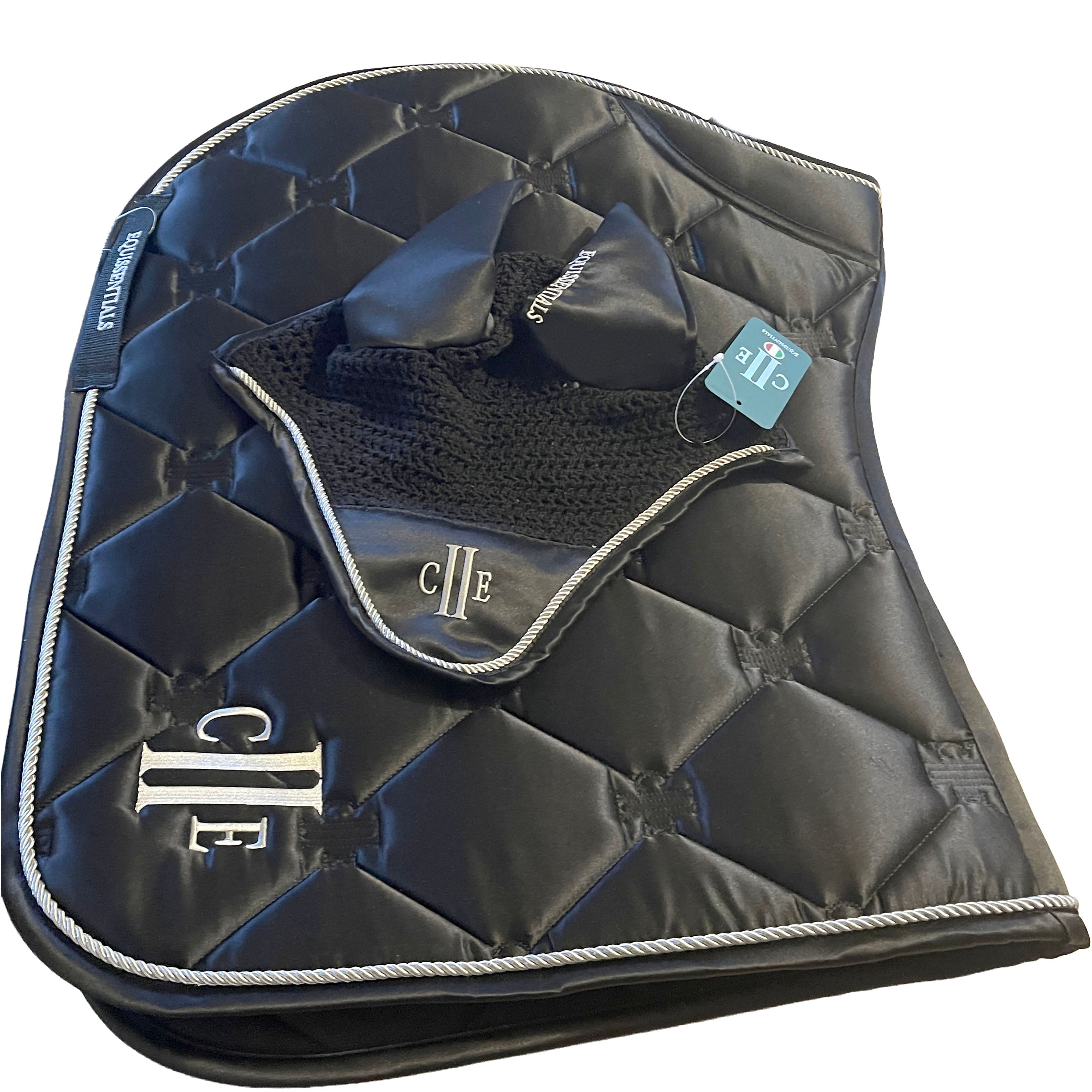 SIMI VALLEY Jumping Satin Saddlepad Black (Jet Black)