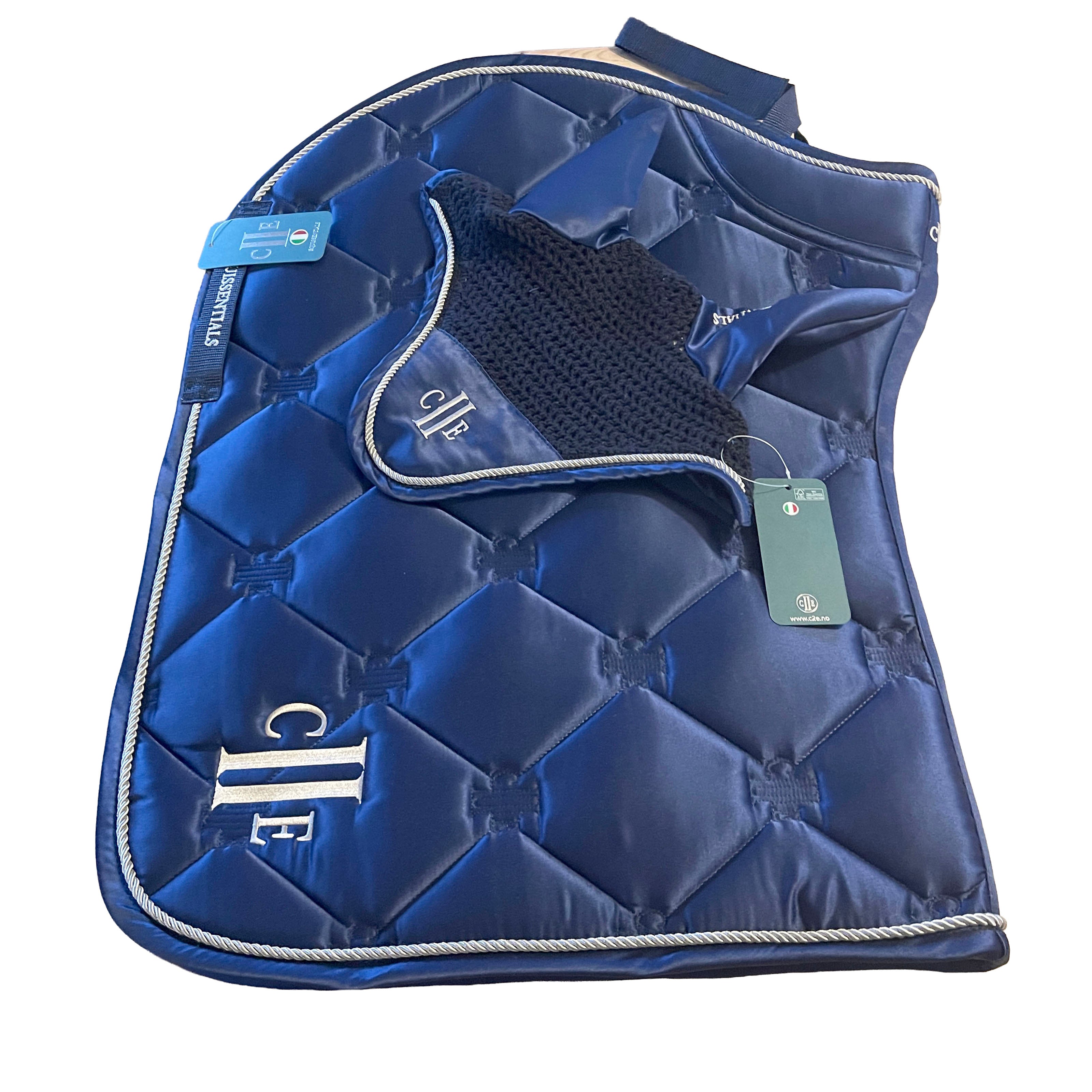 SIMI VALLEY Jumping Satin Saddlepad Italy Blue (Sky diver)
