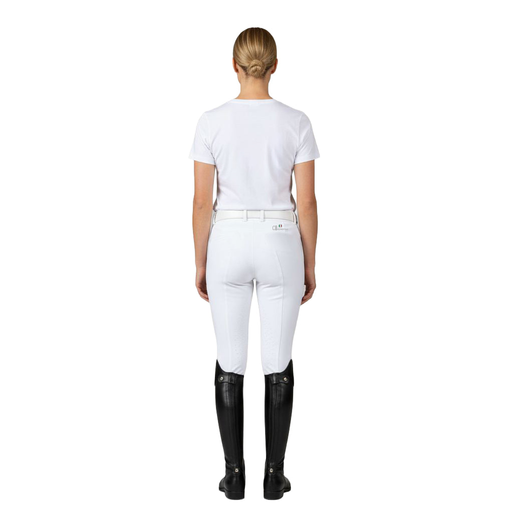 BUCINE Ladies T-Shirt w Embrodery White (Optical White)