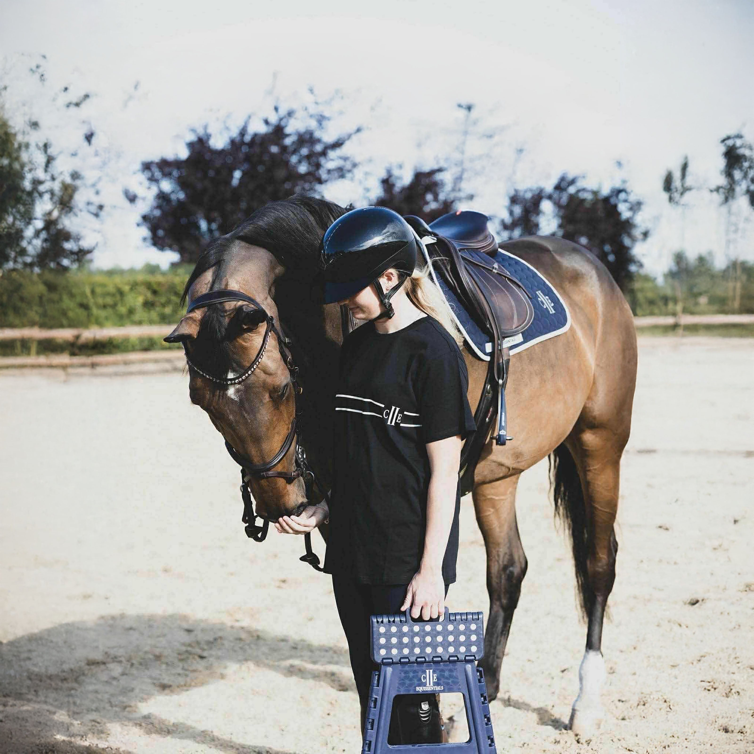 CALENZANO Mens T-Shirt W print Black (Jet Black)