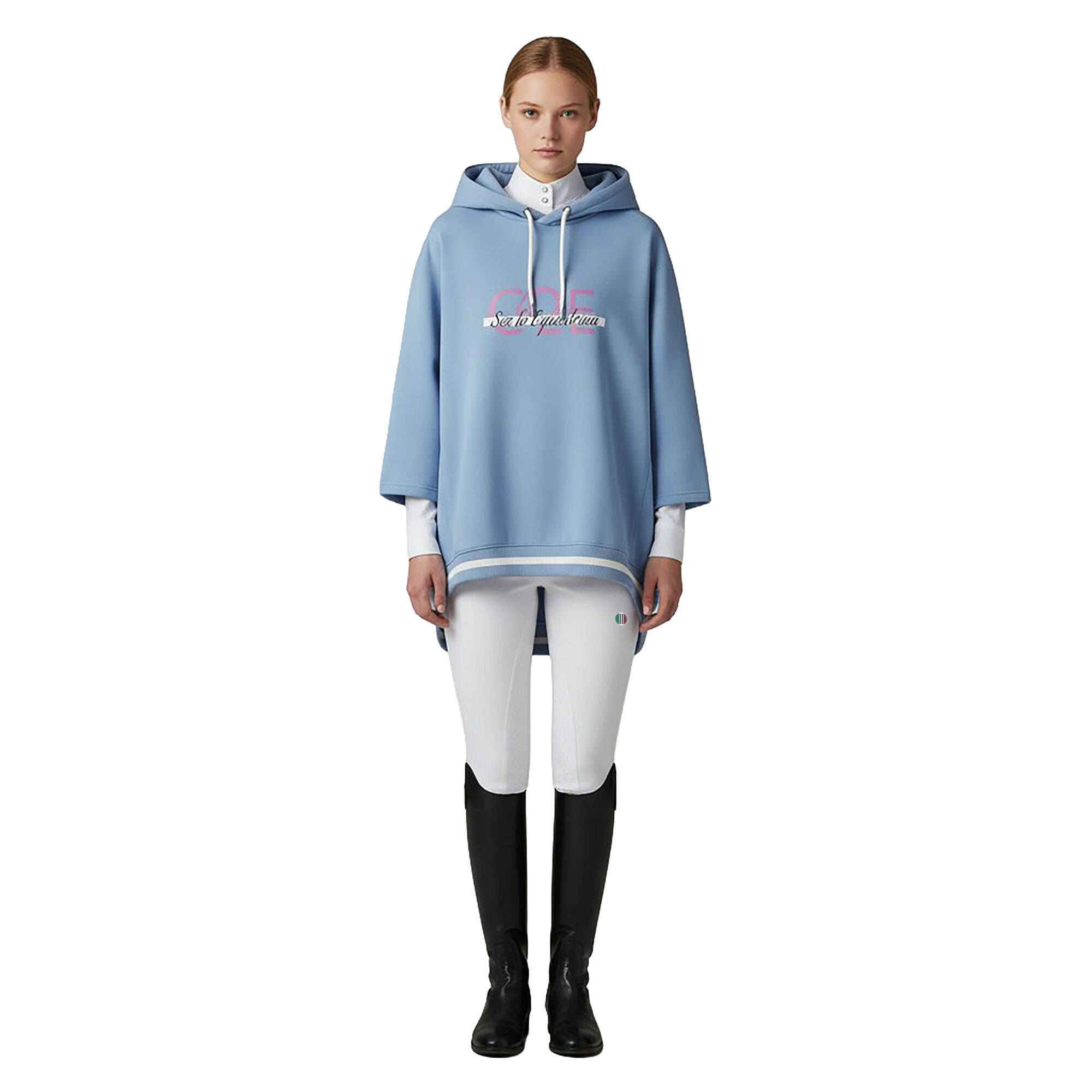 BARBICAN Ladies Oversized Sweat Placid Blue(Lt Blue)