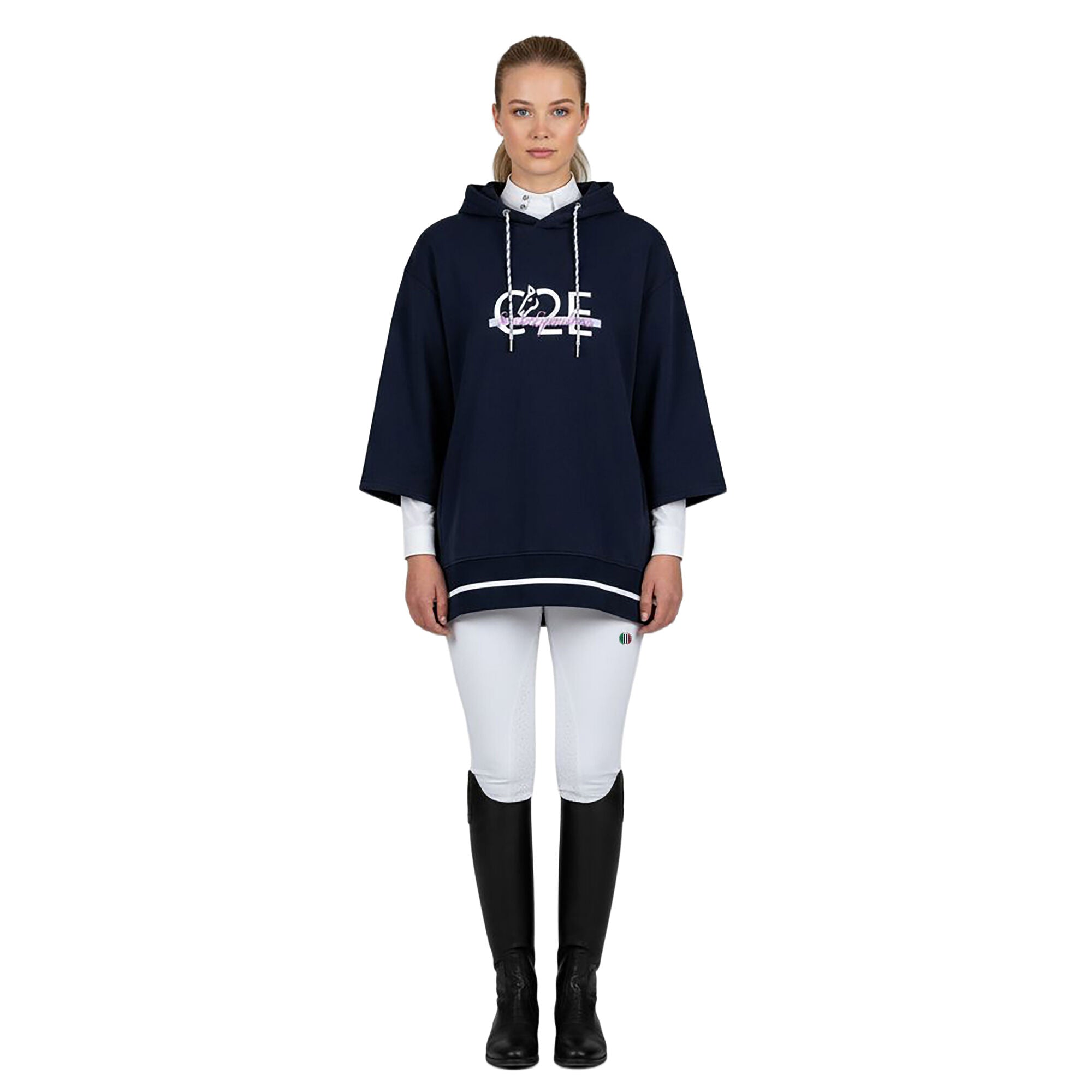 BARBICAN Ladies Oversized Sweat Navy (Black Iris)