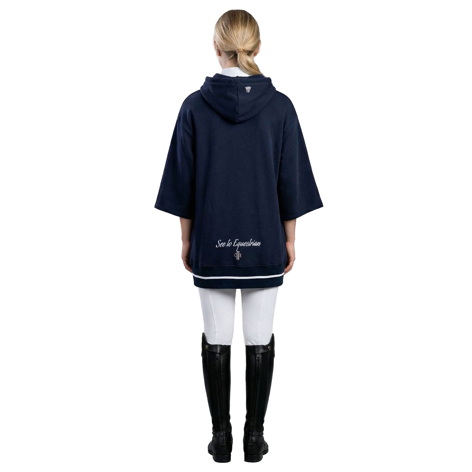 BARBICAN Ladies Oversized Sweat Navy (Black Iris)