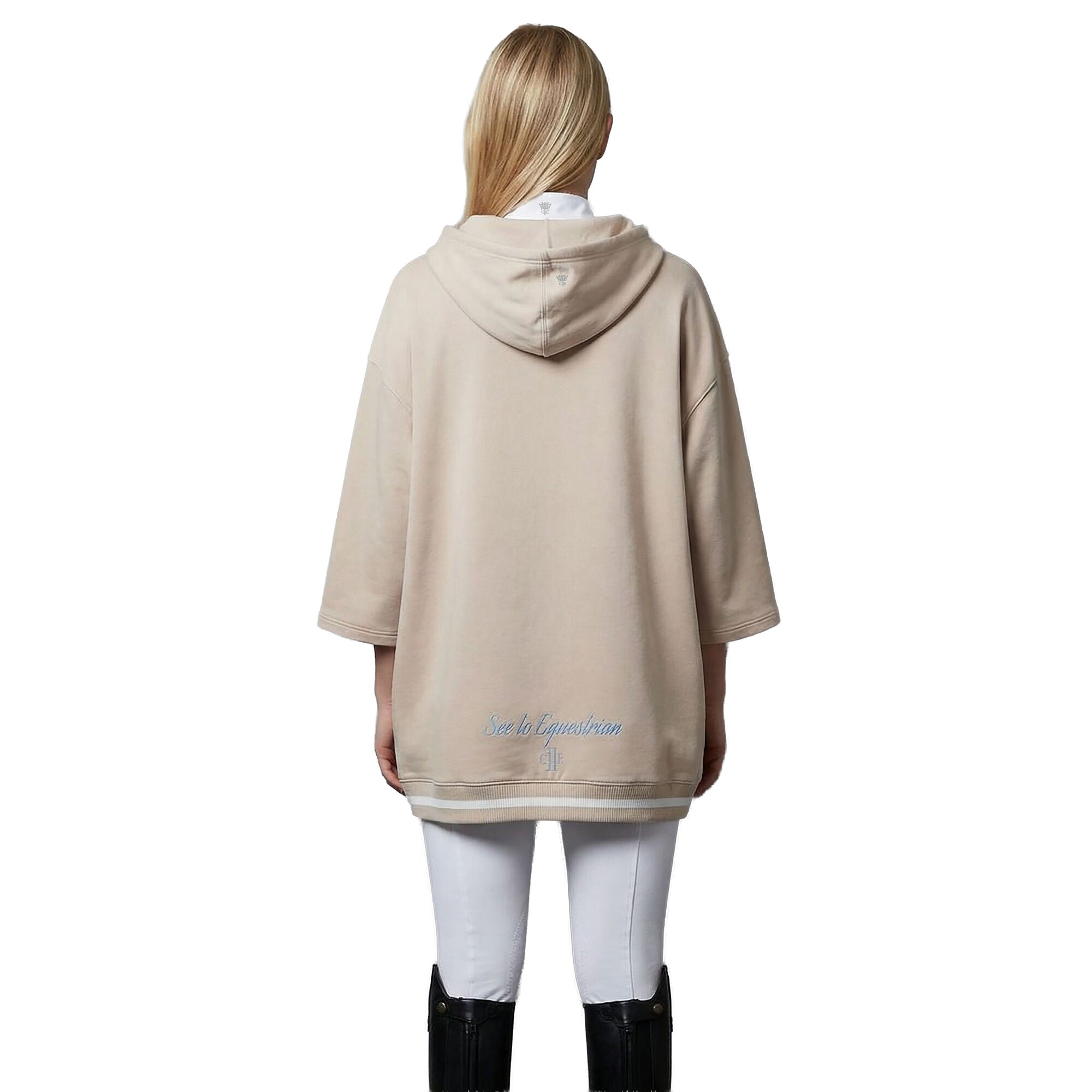 BARBICAN Ladies Oversized Sweat Sandshell (Beige)