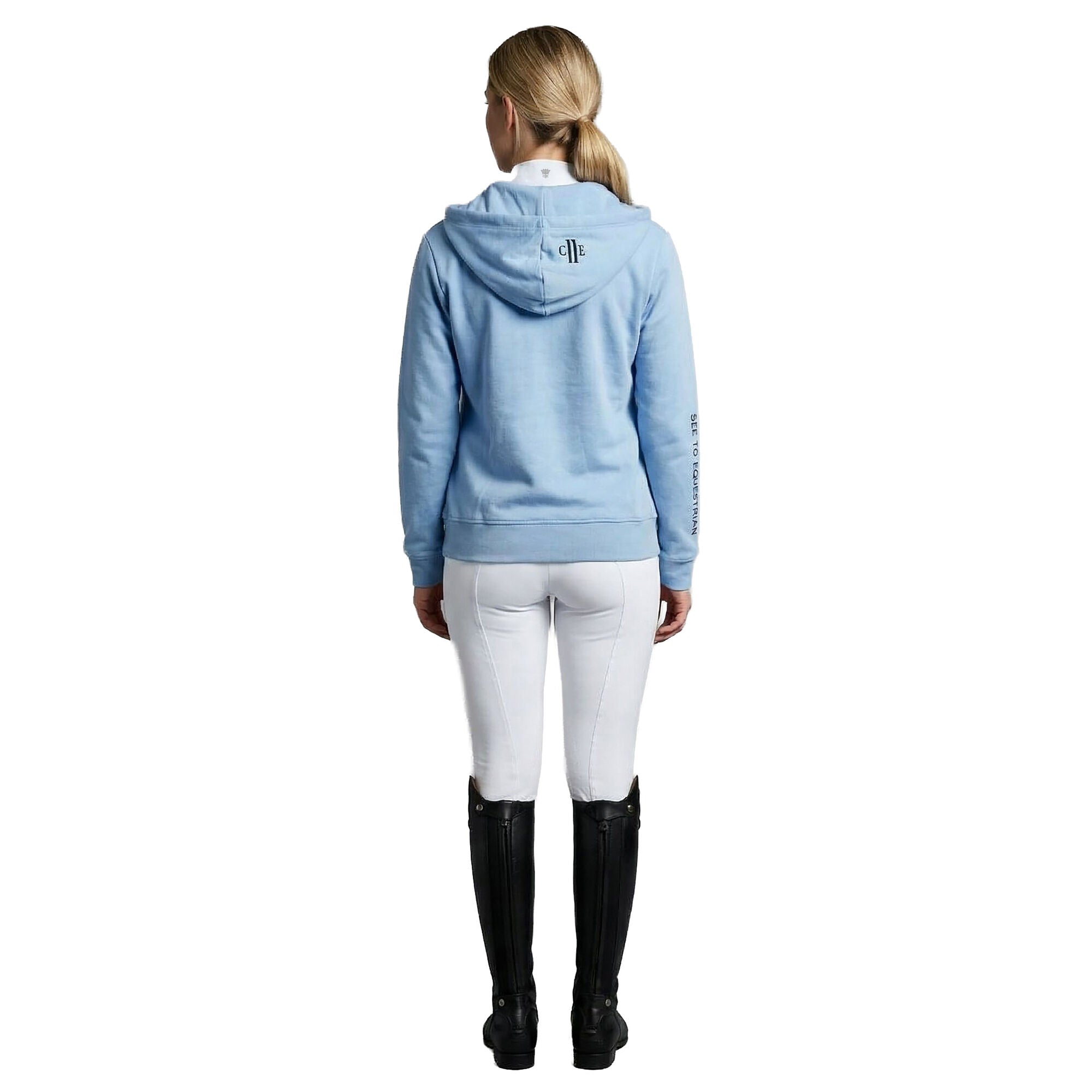 LEICHESTER Unisex Sweat Jacket Placid Blue(Lt Blue)