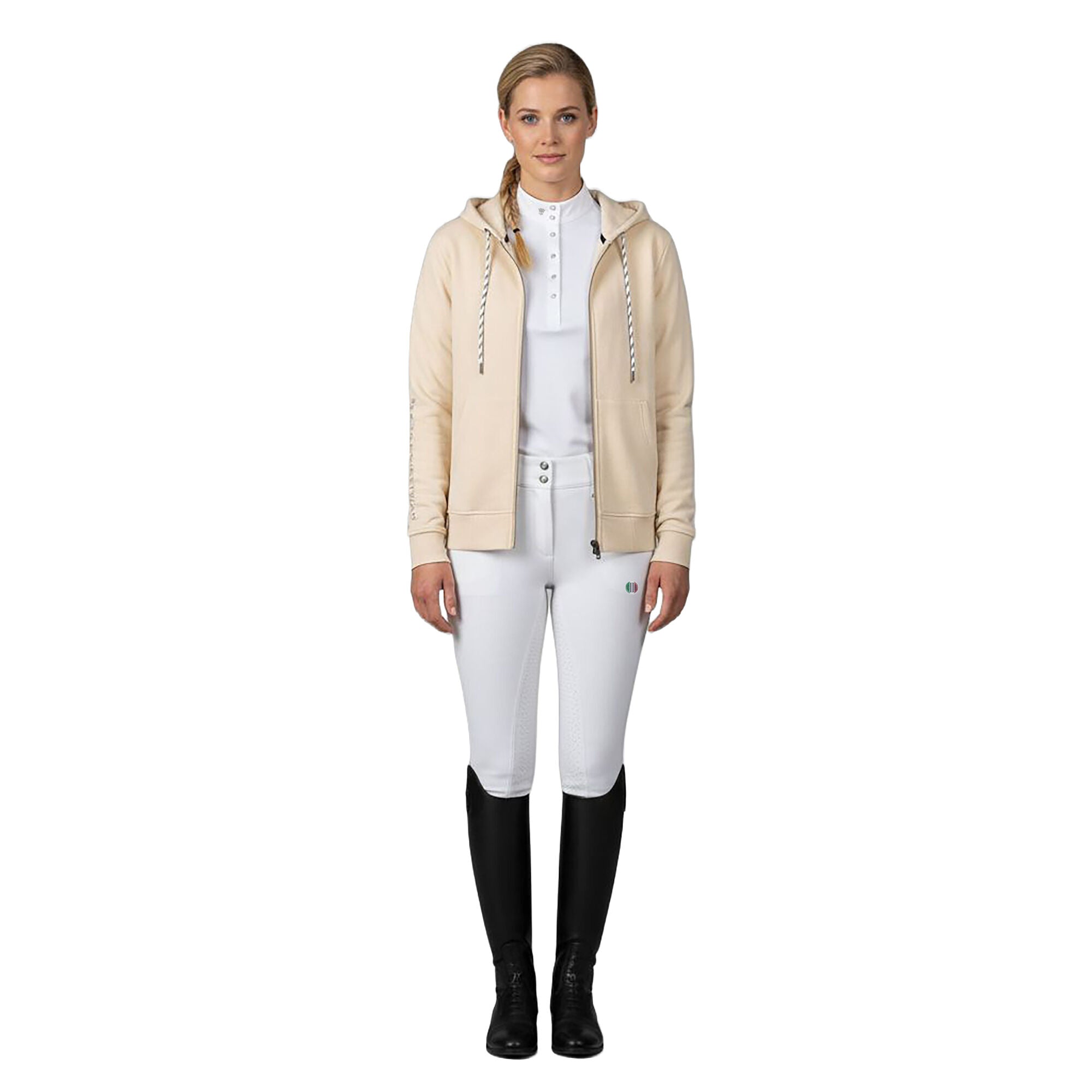 LEICHESTER Unisex Sweat Jacket Sandshell (Beige)