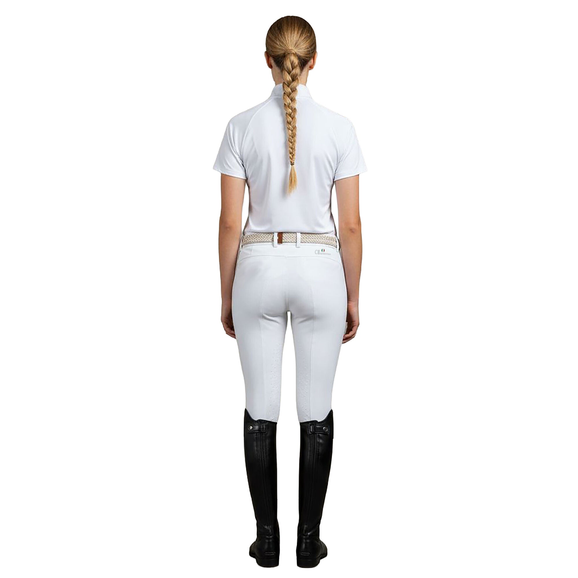 WESTMINISTER Ladies Zip Neck Top White (Optical White)