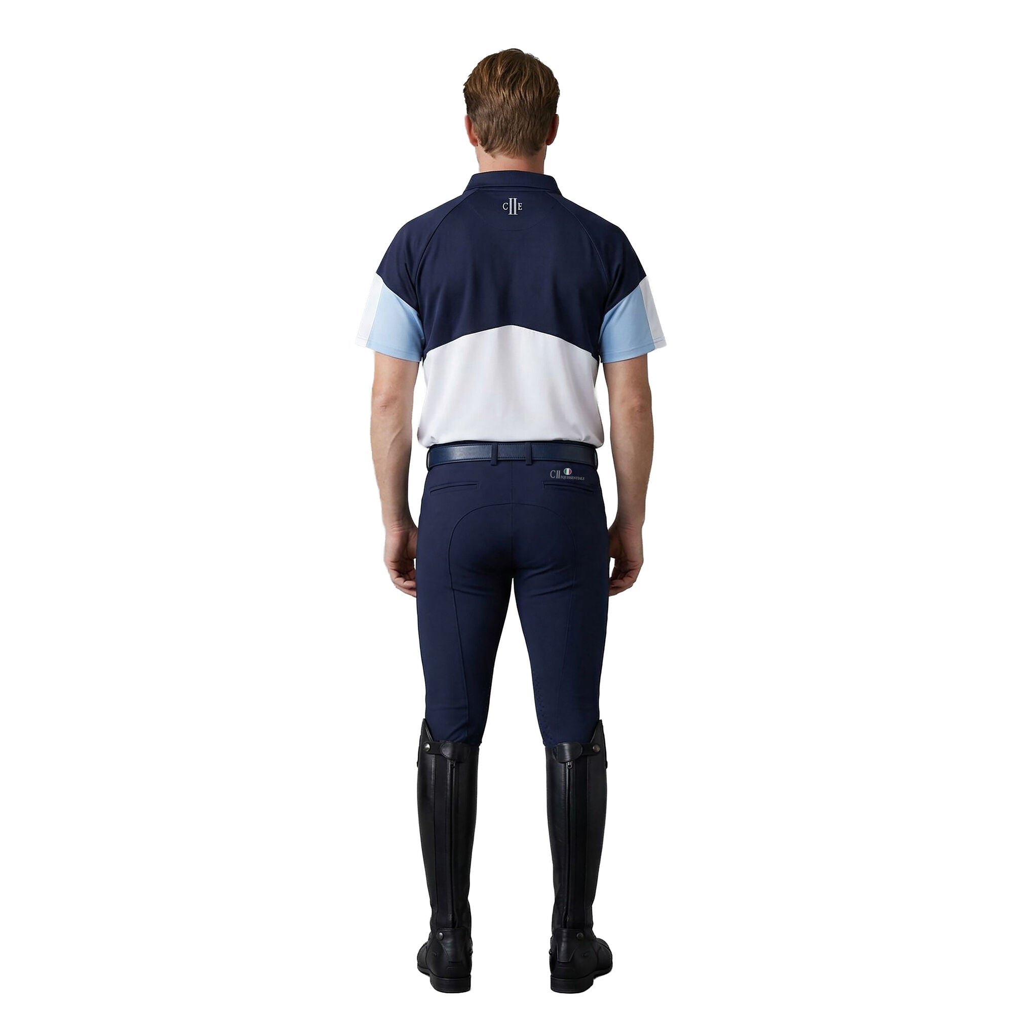 OXFORD Mens Technical RN T-Shirt Navy (Black Iris)