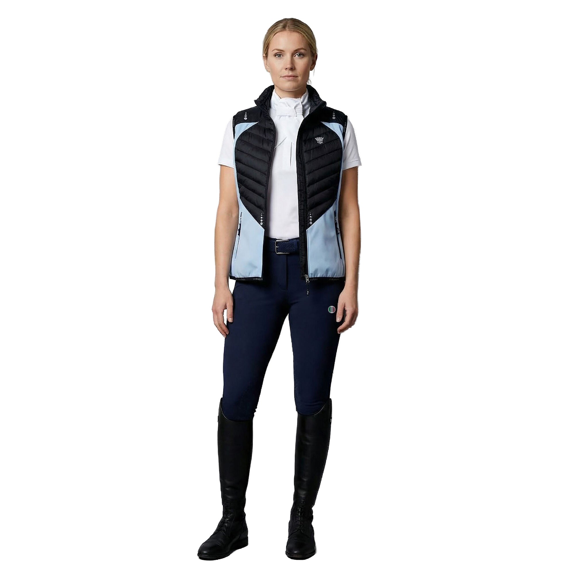 GREEN PARK Ladies Hybrid Bodywarmer Placid Blue(Lt Blue)