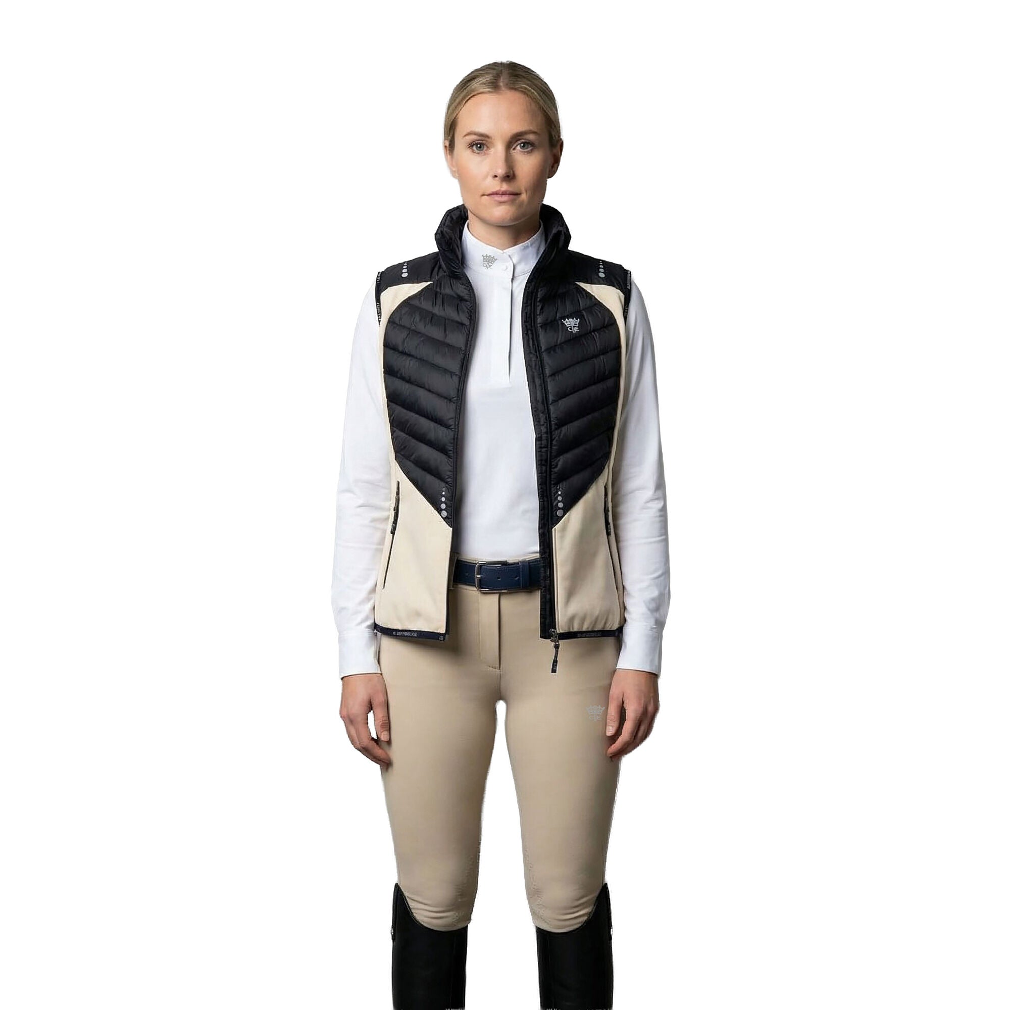 GREEN PARK Ladies Hybrid Bodywarmer Sandshell (Beige)