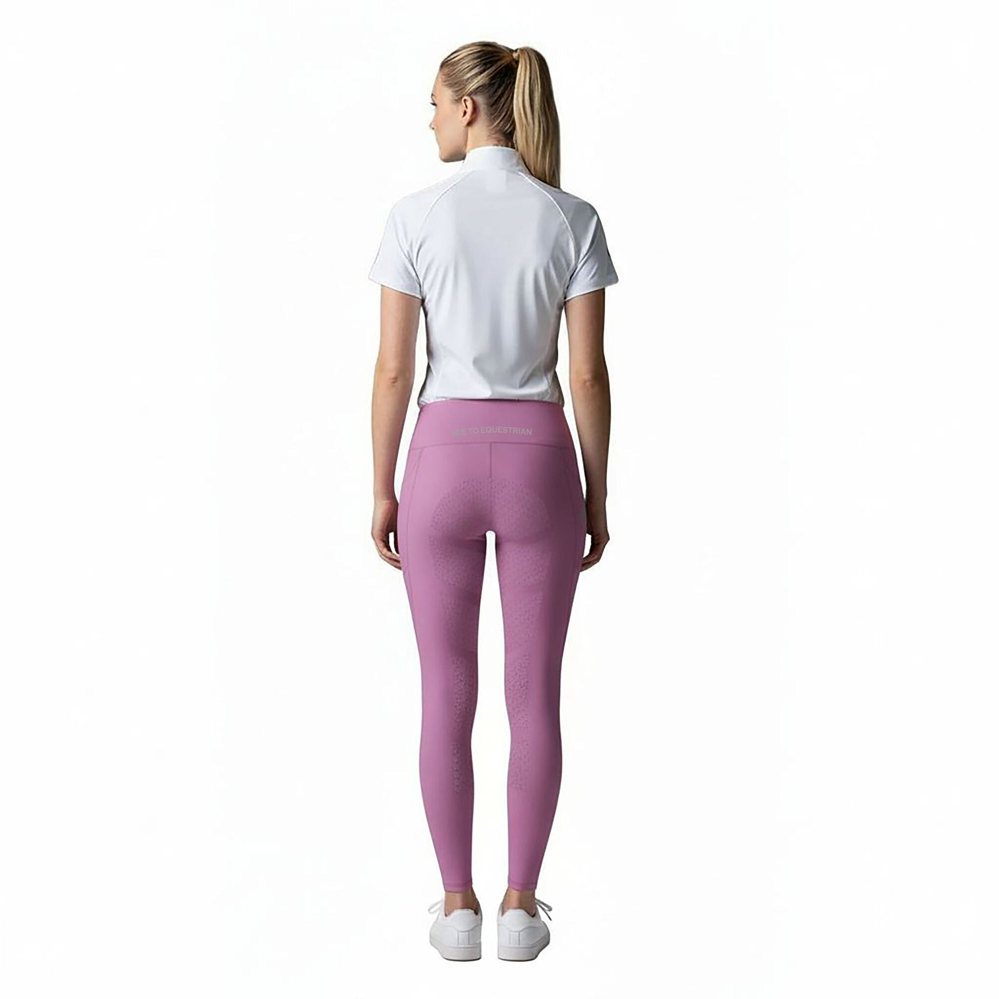WATERLOO Ladies FG Solid Riding Thights Spring Crocus (Pink)