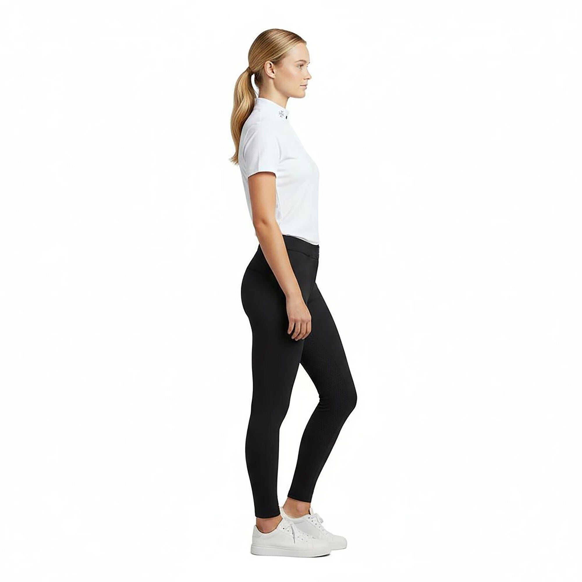 WATERLOO Ladies FG Solid Riding Thights Navy (Black Iris)