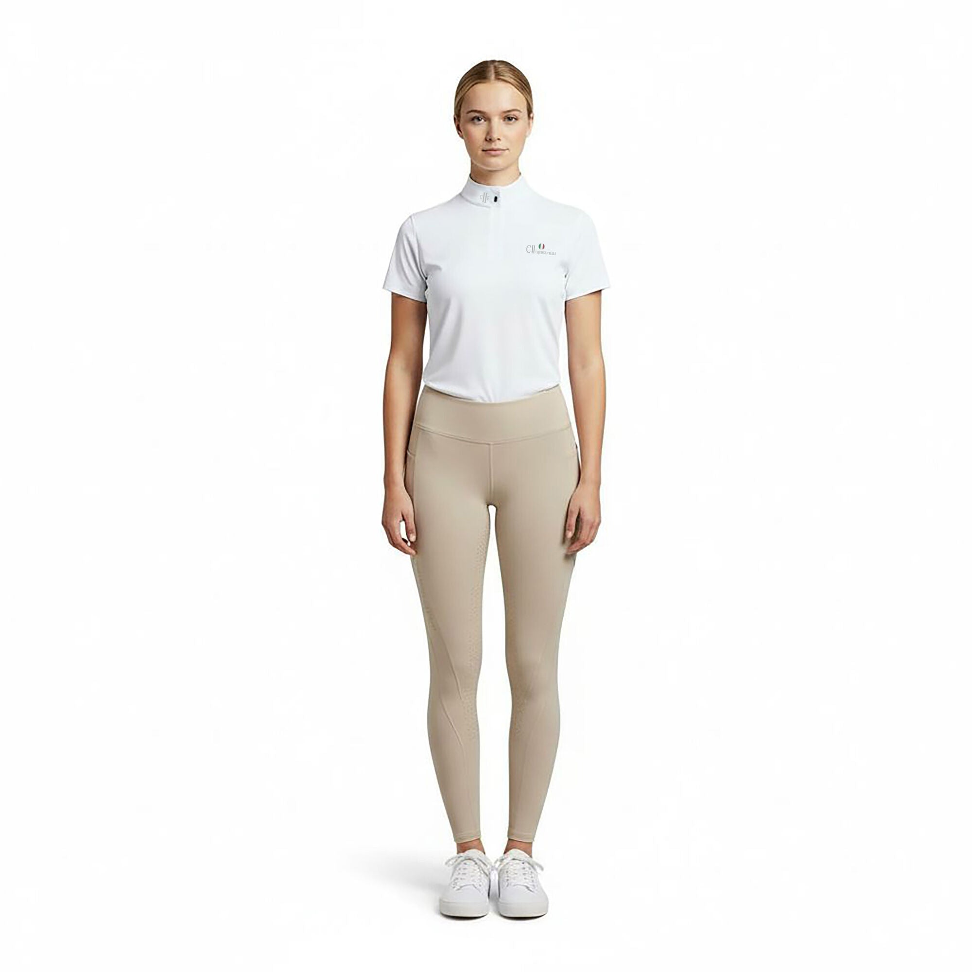 WATERLOO Ladies FG Solid Riding Thights Sandshell (Beige)