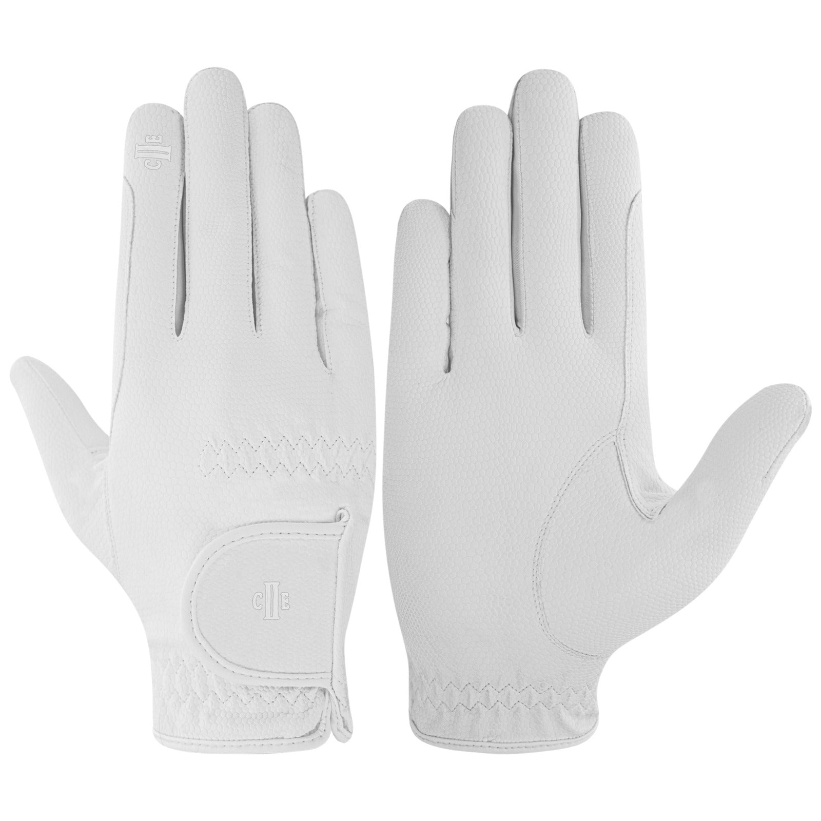 PALM SPRINGS Competition Riding Gloves White (Optical White)