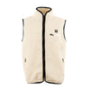 ELK GROVE Sherpa Fleece Vest Offwhite (Snow White)