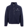 SACRAMENTO Sherpa Fleece Pullover Navy (Black Iris)