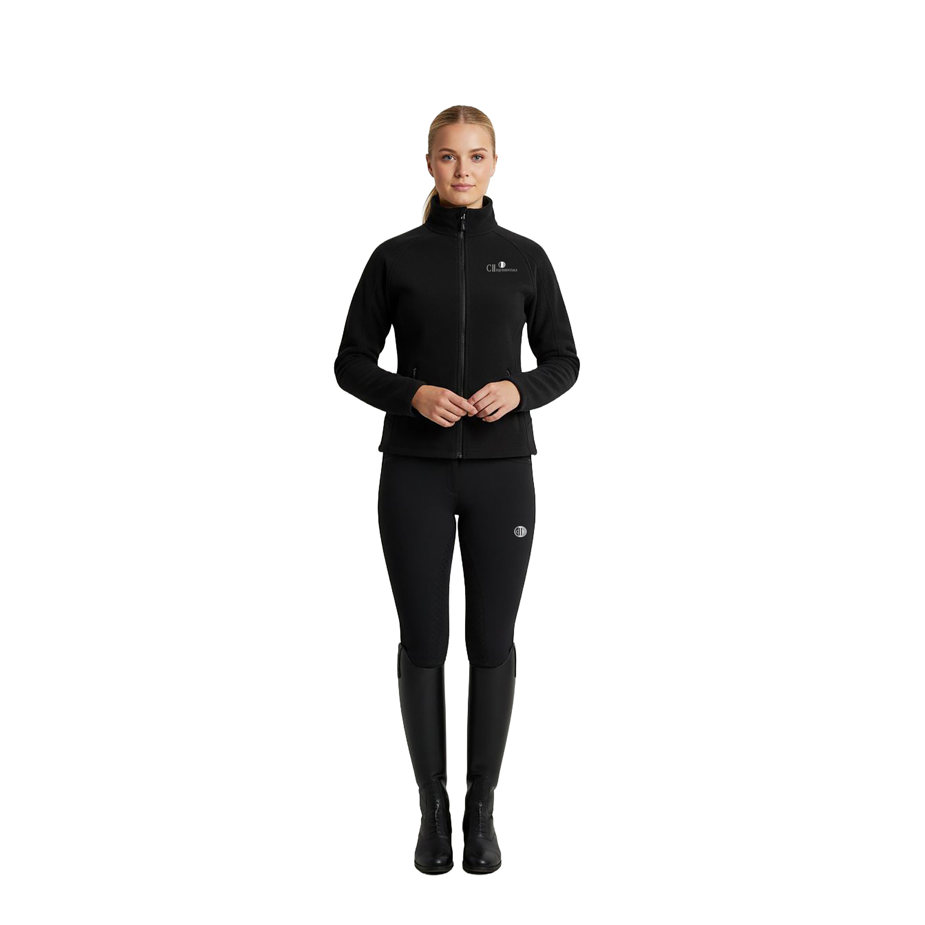 SANTA CLARA Polar Fleece Jacket Black (Jet Black)