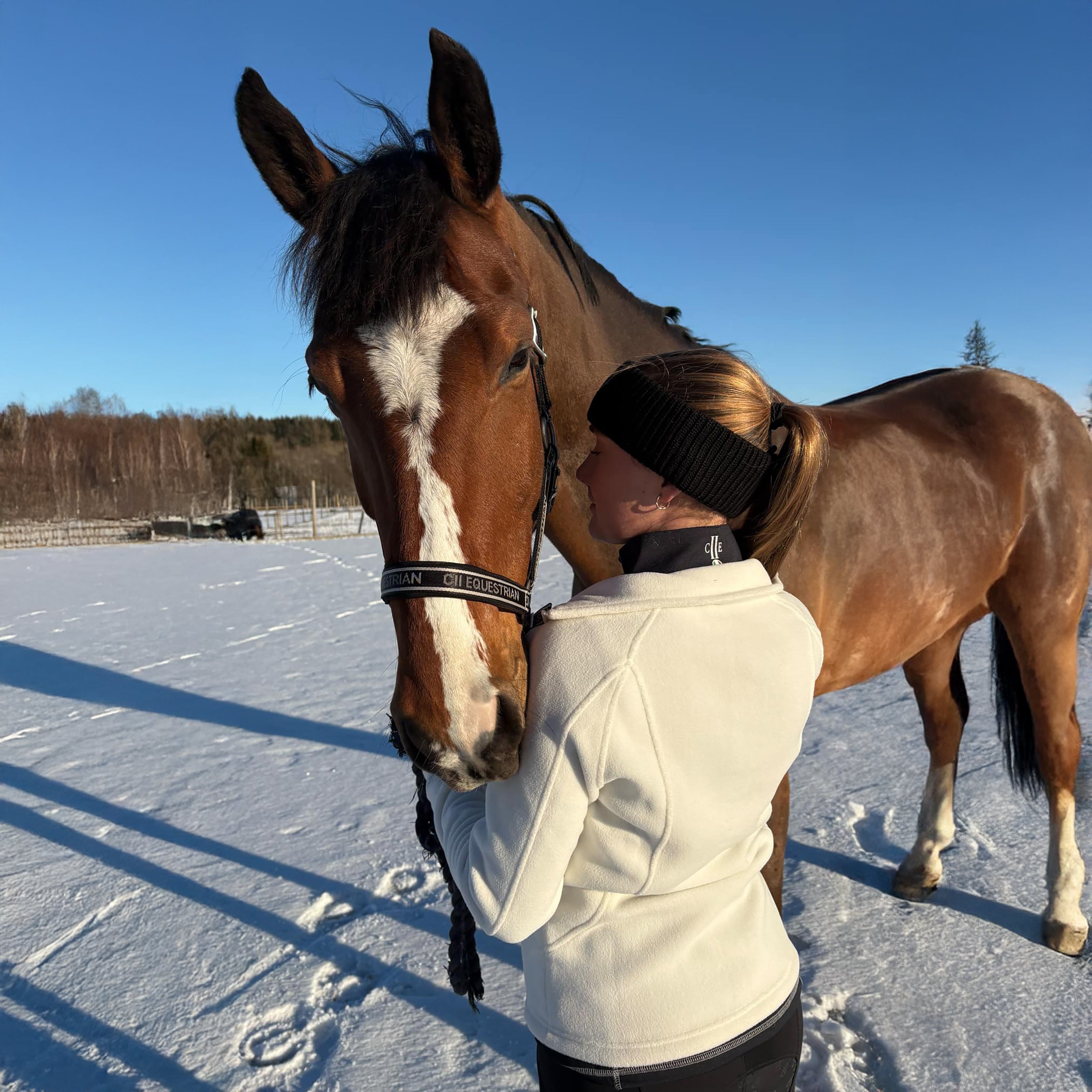 SANTA CLARA Polar Fleece Jacket Offwhite (Snow White)