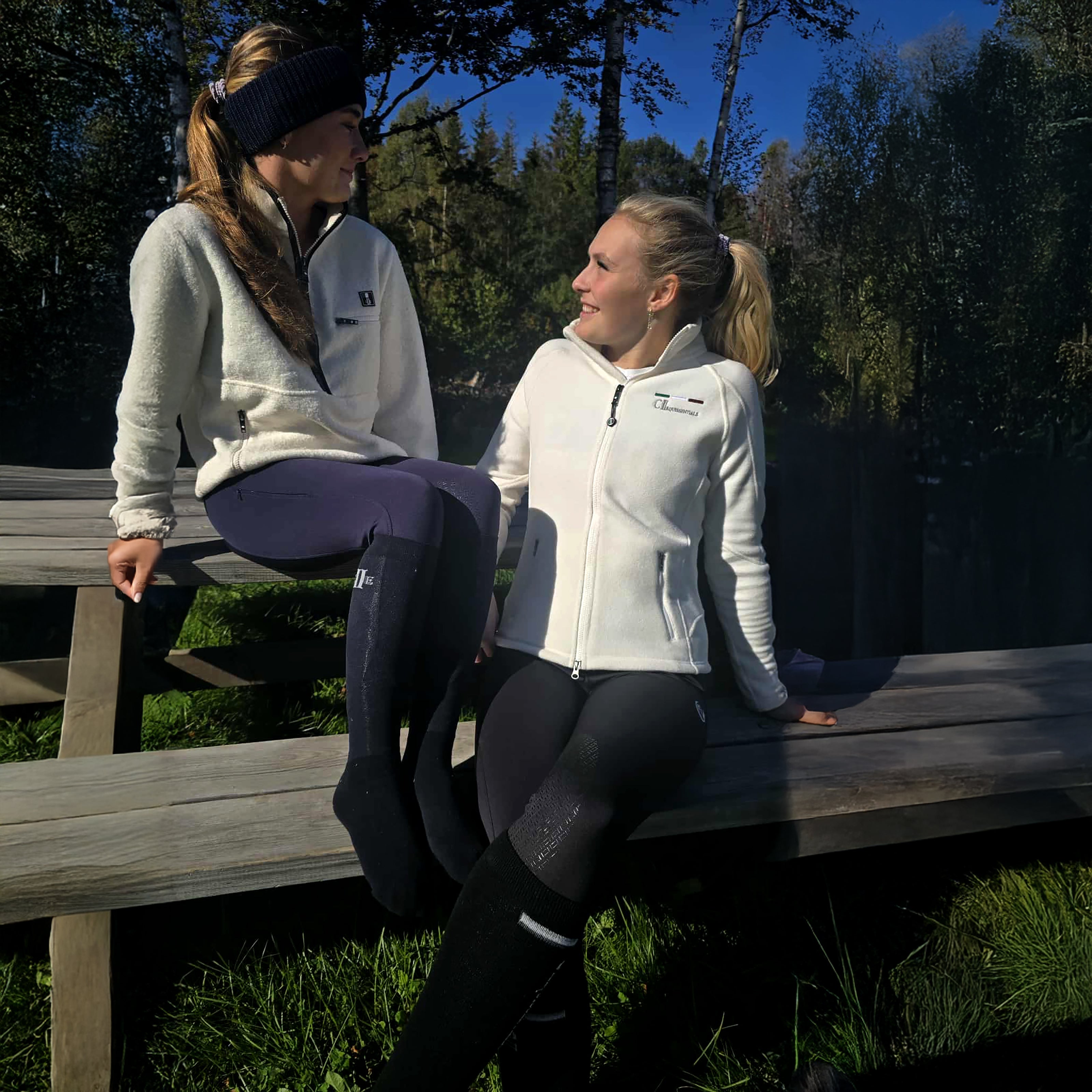 SANTA CLARA Polar Fleece Jacket Offwhite (Snow White)