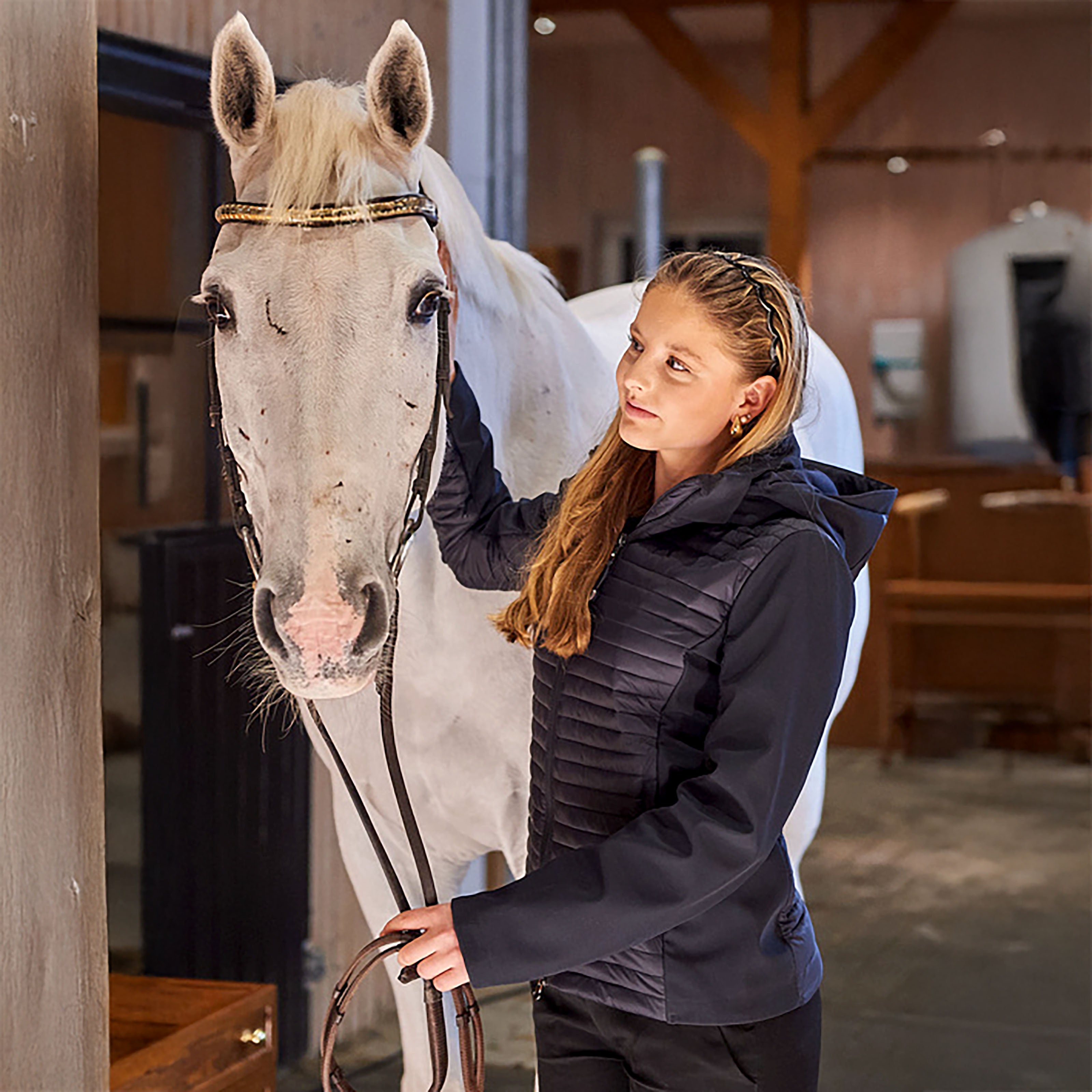 SAN JOSE Softshell Quilted Jacket Navy (Black Iris)